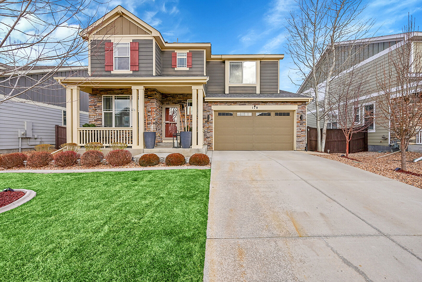 Front at 170 Halibut Drive, Windsor, CO 80550, listed by Rondi DuPont