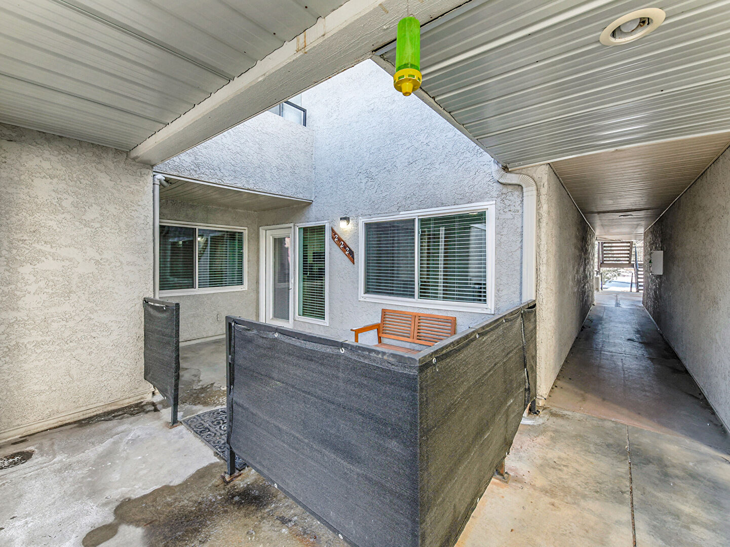 Patio at 1845 Kendall Street, 222, Lakewood, CO 80214, listed by Taylor Haas