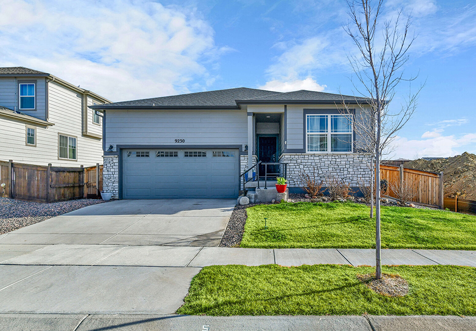 Front at 9230 Sedalia Street, Commerce City, CO 80022, listed by Kristen White, MLS ID: 8440974