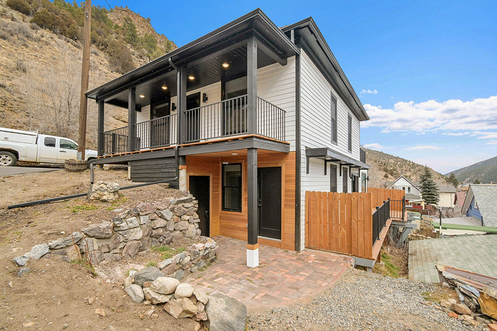 Front at 325 14th Avenue, Idaho Springs, CO 80452, listed by Sandra Bosworth