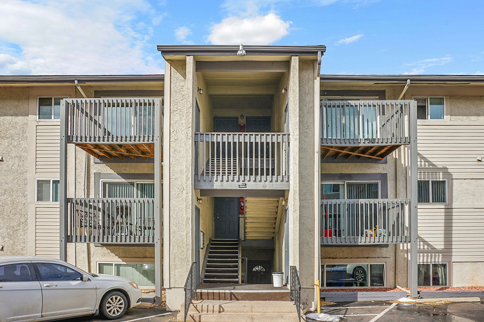 Front at 5030 El Camino Drive, APT 23, Colorado Springs, CO 80918, listed by Taylor Haas