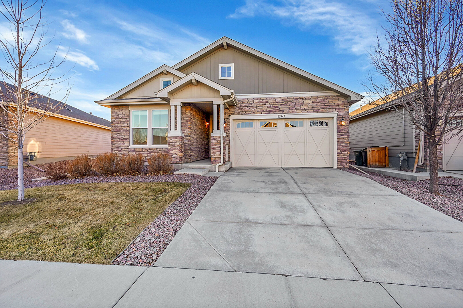 Front at 15947 Clayton Street, Thornton, CO 80602, listed by Nicholas Conley