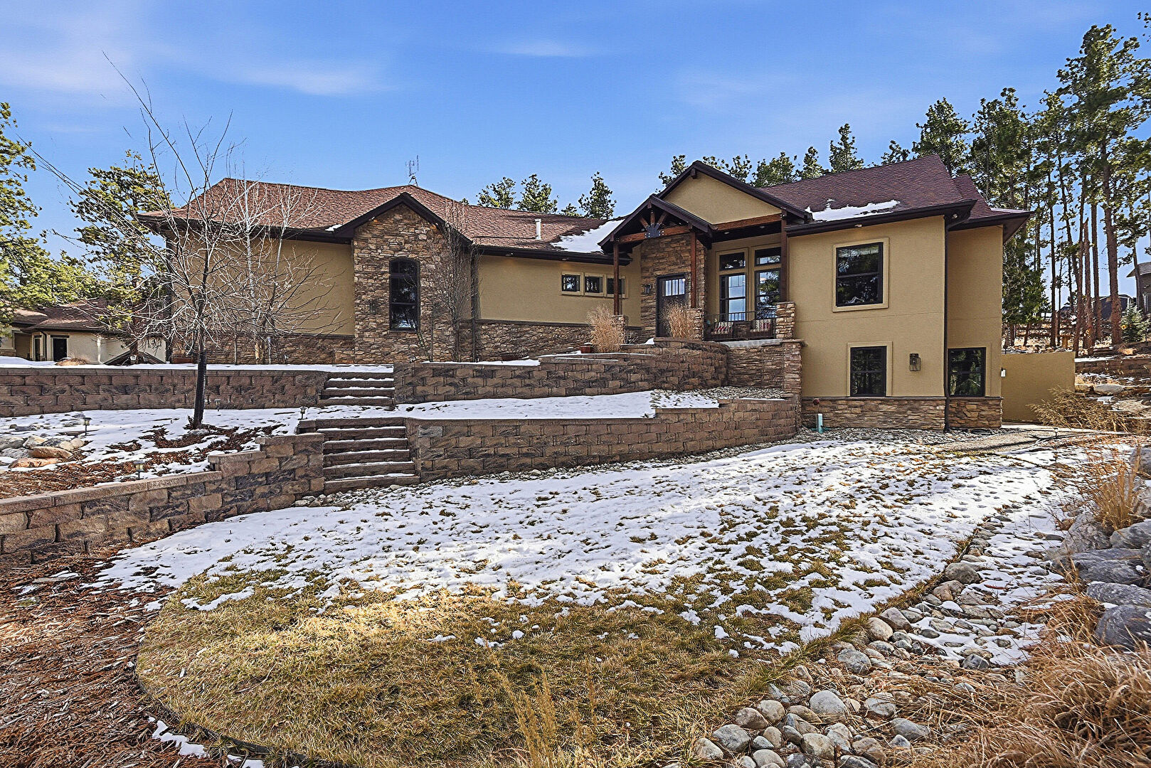 Front at 1372 Kenosha Drive, larkspur, CO 80118, listed by Kristin Frasier, MLS ID: 9786731