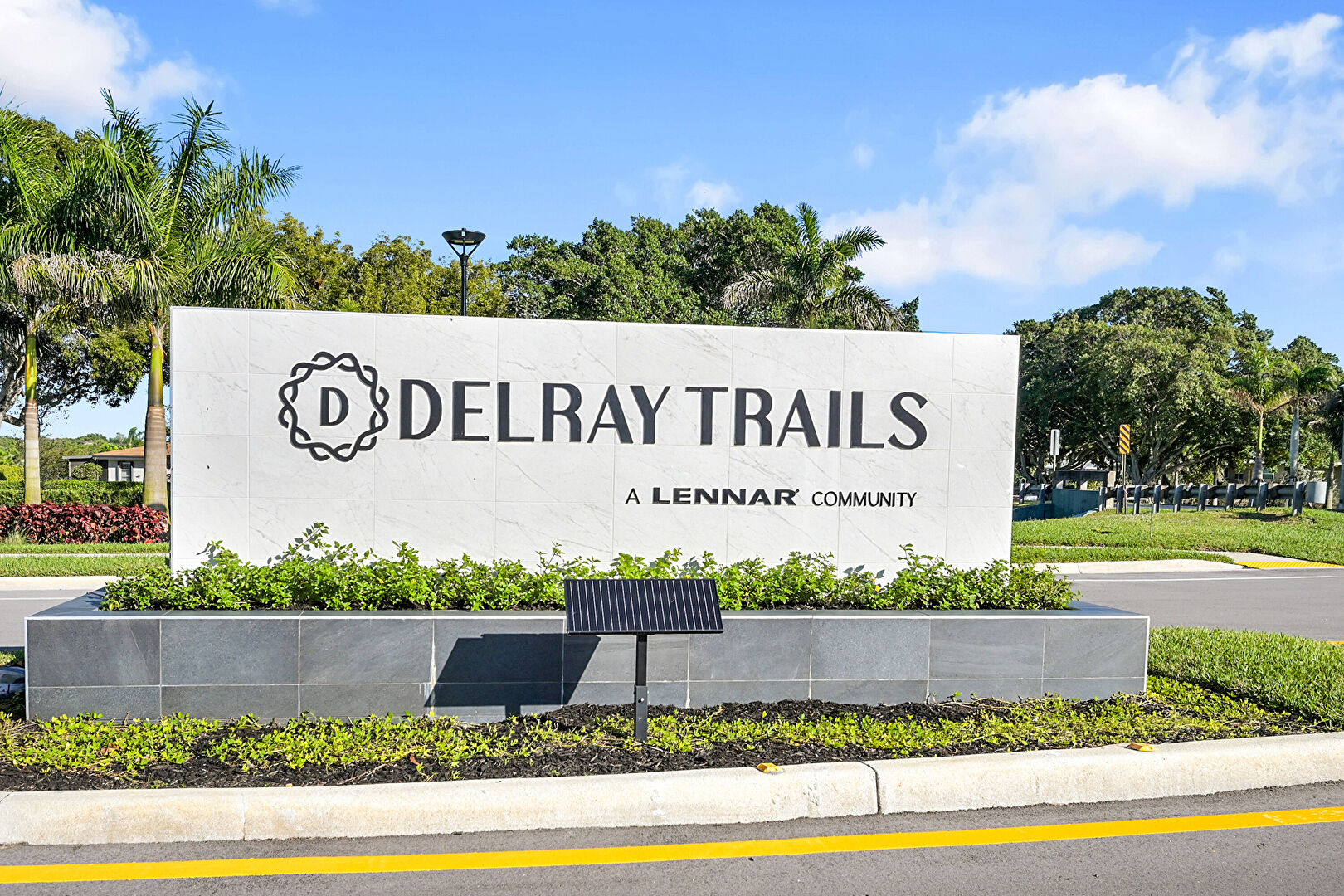 Community Sign at 5742 Graceful Way, Delray Beach, FL 33484, listed by Renzo Broggi