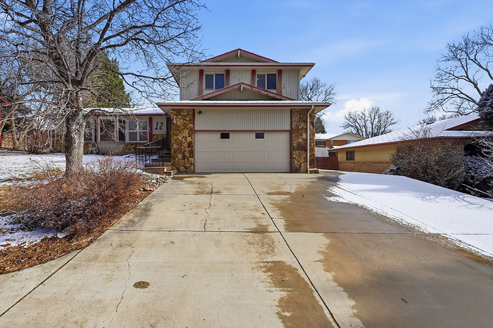 Front at 12 Baylor Drive, Longmont, CO 80503, listed by Christy Hepp
