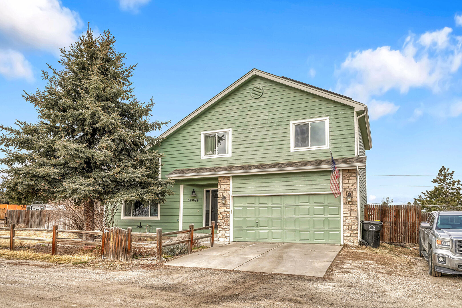 Front at 34084 Prairie Loop, Elizabeth, CO 80107, listed by Scott Austin, MLS ID: 2593726