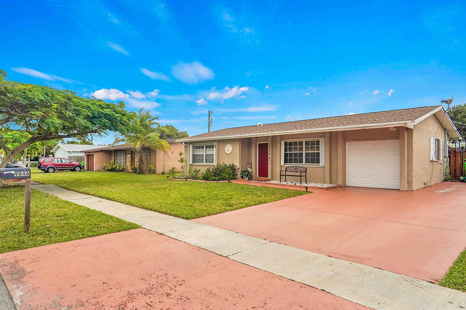 Front at 9846 Northwest 26th Place, Sunrise, FL 33322, listed by Helena Yeaman