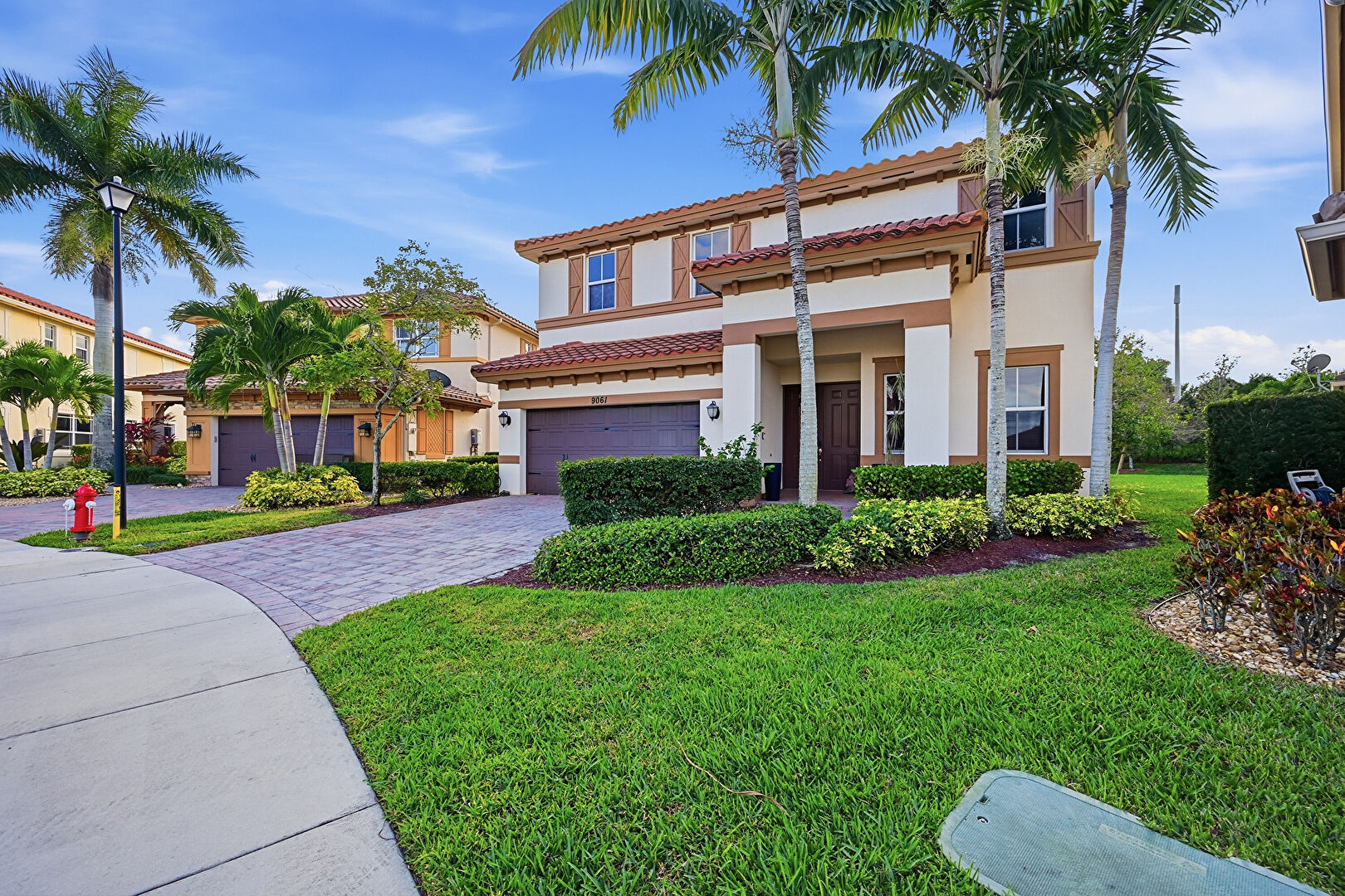 Front yard at 9061 Cattail Run, Parkland, FL 33076, listed by Pamela Caruso