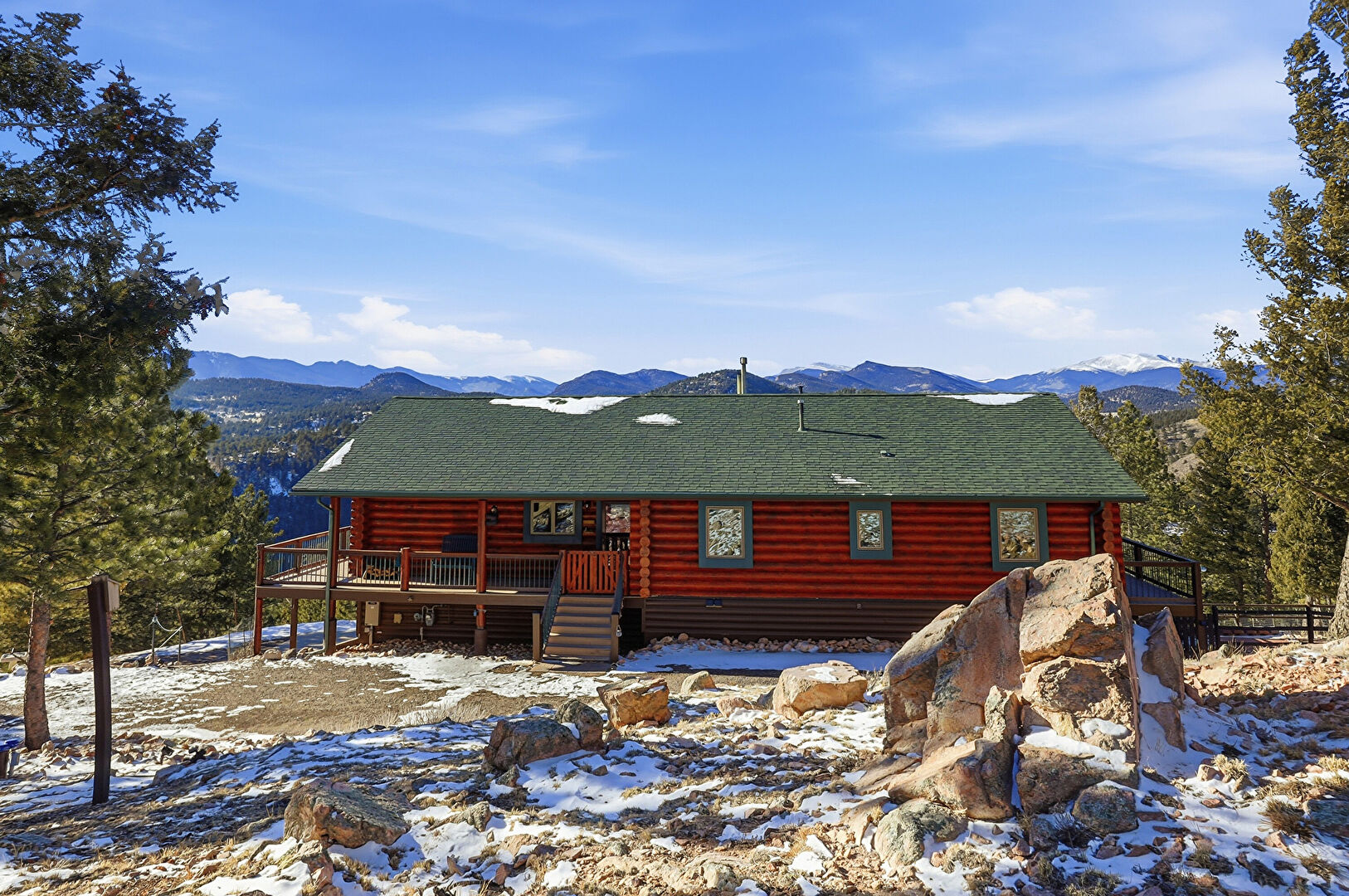 Back at 819 Hi Meadow Drive, Bailey, CO 80421, listed by Cathy Donahue
