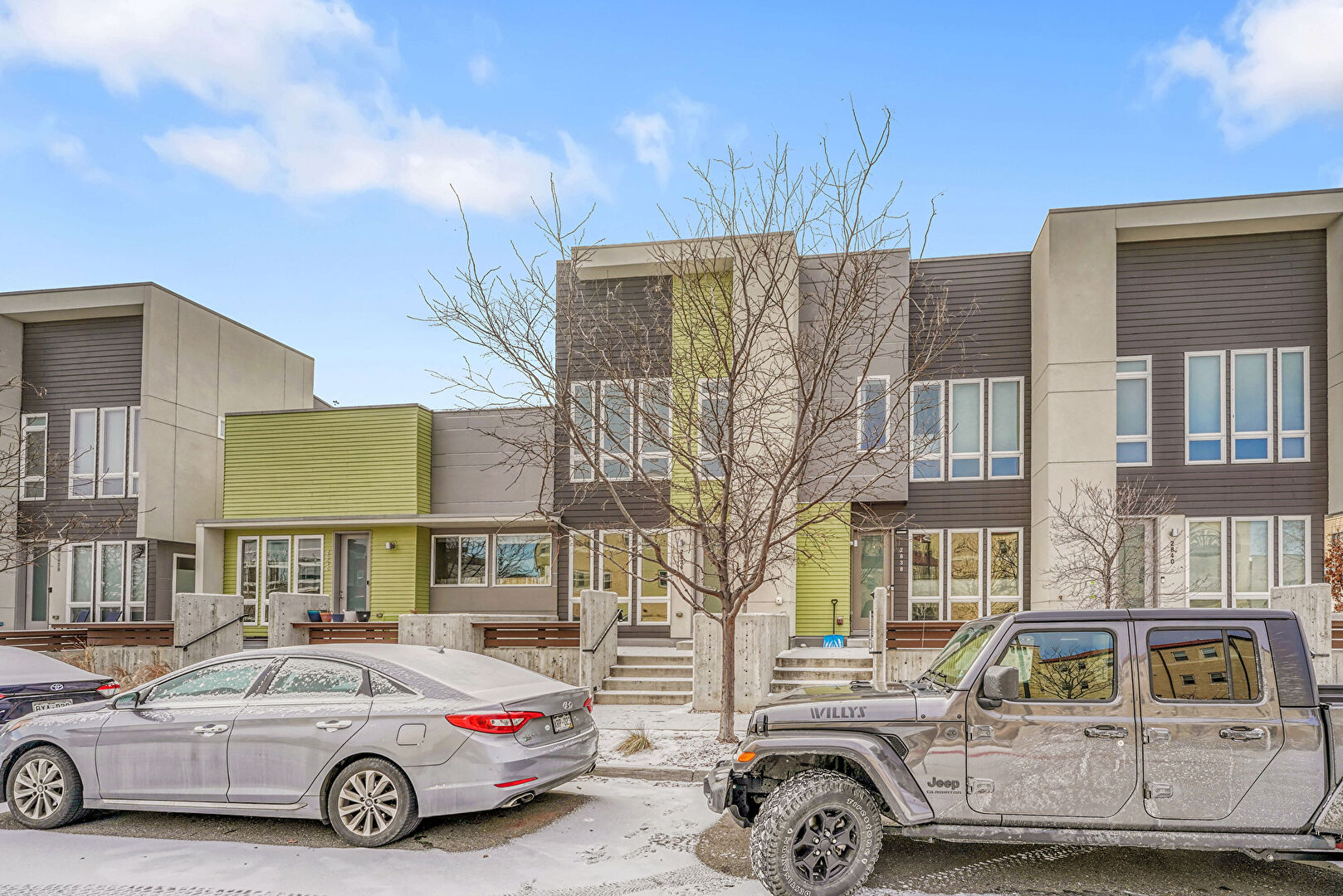 Front at 2834 West Parkside Place, Denver, CO 80221, listed by Taylor Haas