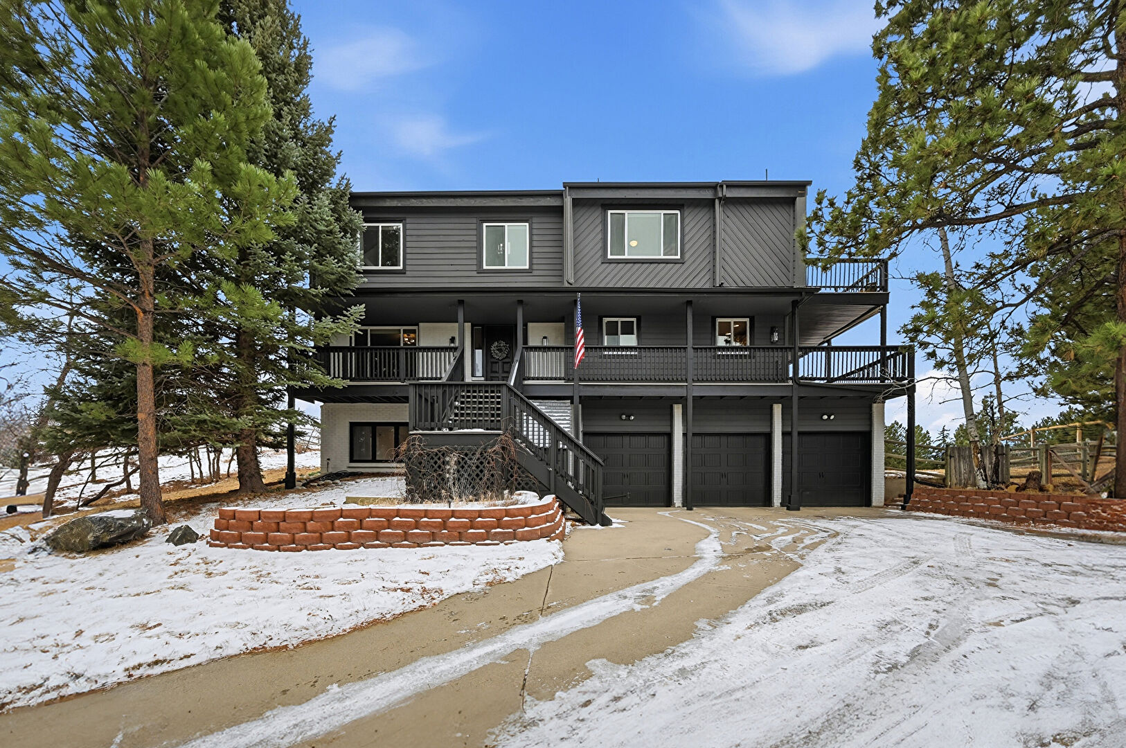 Front at 8286 Lightening View Drive, Parker, CO 80134, listed by Lauren Wilson