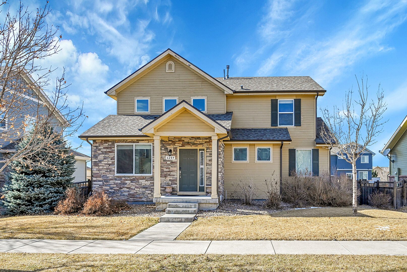 Front at 6289 N Fundy Street, Aurora, CO 80019, listed by Steven Karides, MLS ID: 8810079