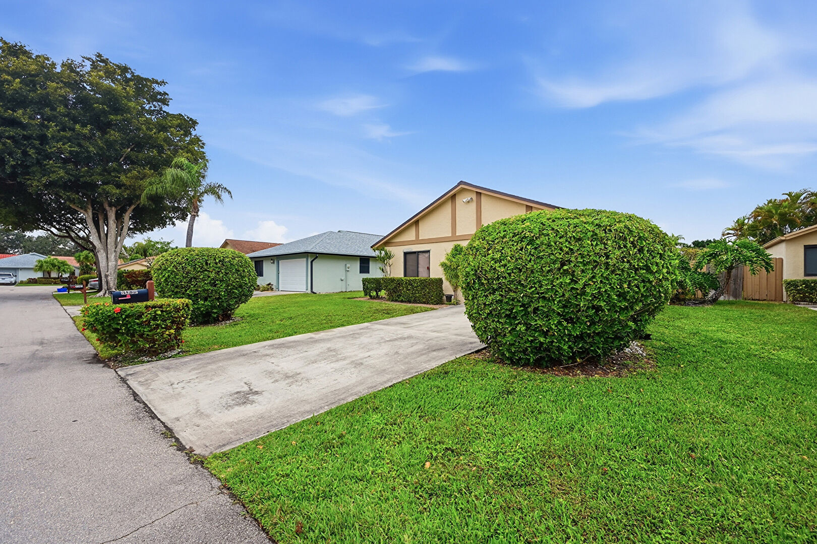 Front yard at 3135 Northwest 13th Street, Delray Beach, FL 33445, listed by Donna  Hardy