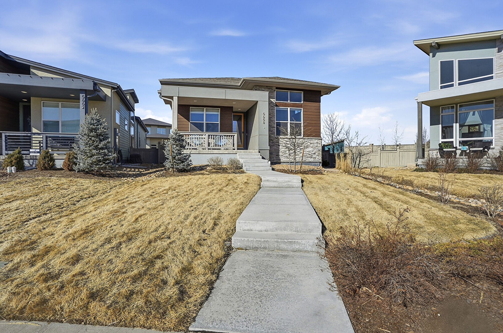 Front at 5658 Cottontail Drive, Longmont, CO 80503, listed by Linda Nehls