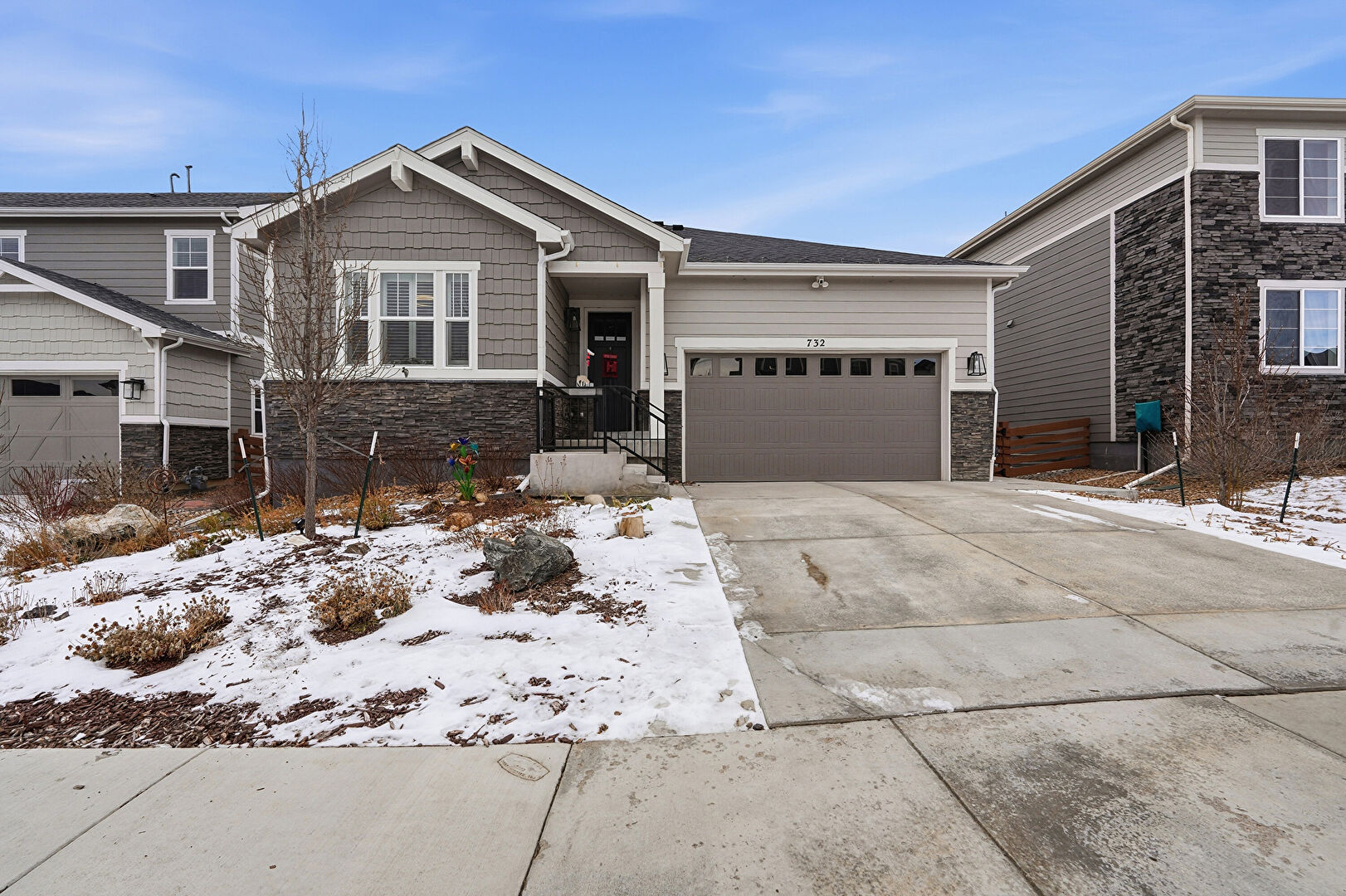 Front at 732 Boulder Peak Avenue, Erie, CO 80516, listed by Phil Tarket