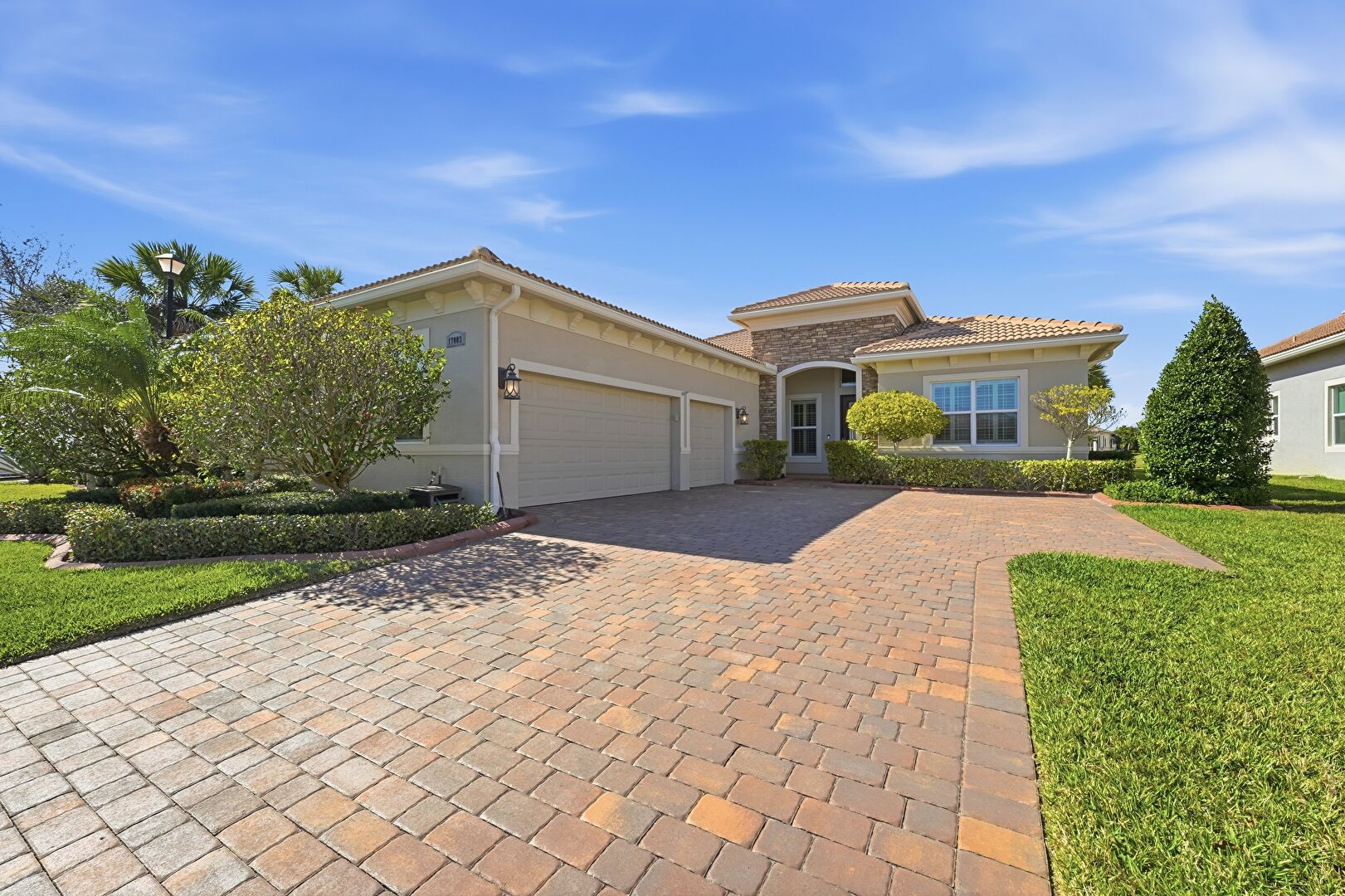 Front at 17003 Southwest Sapri Way, Port St. Lucie, FL 34986, listed by Lawrence  (Larry) Sexton