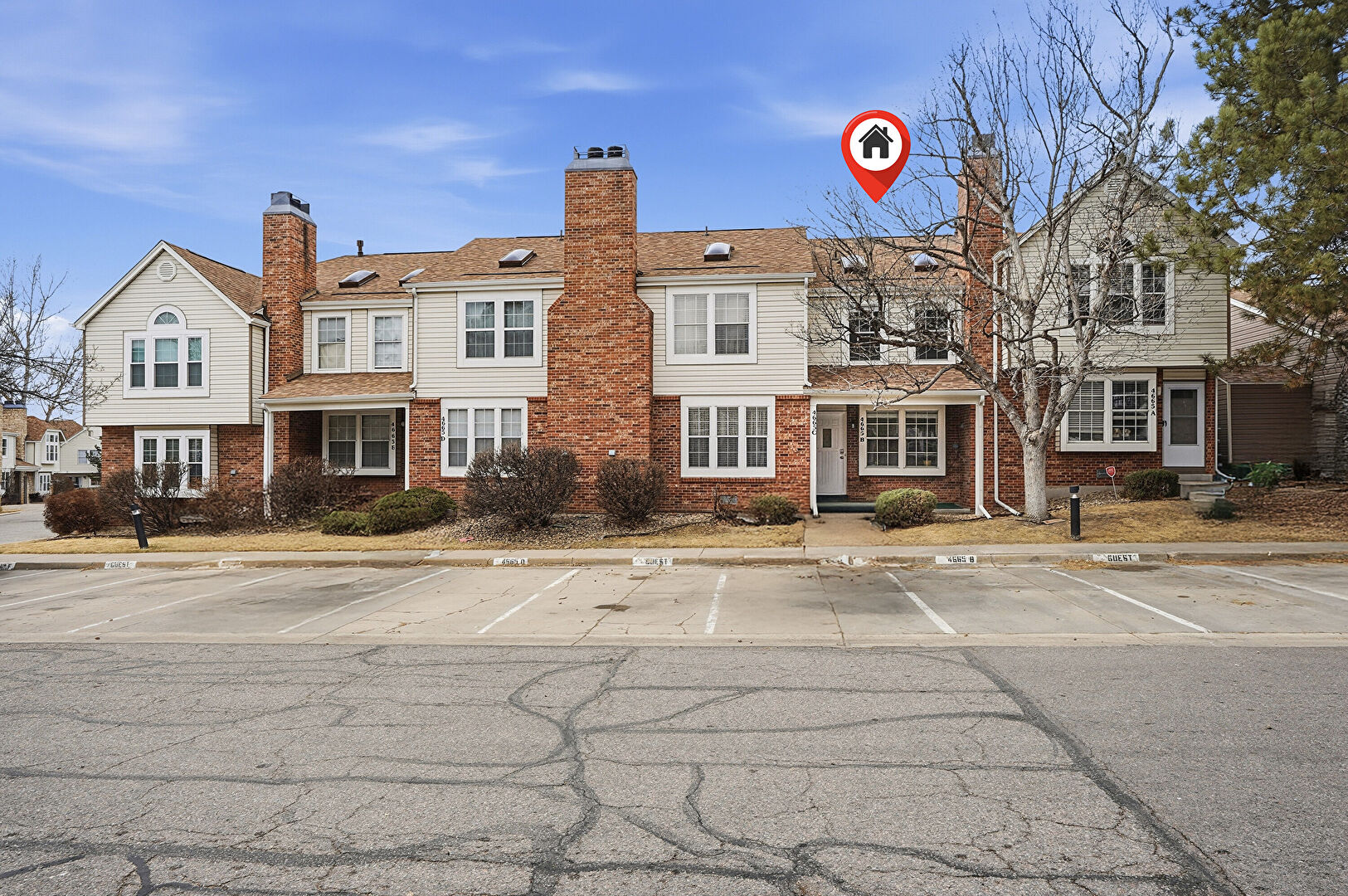 Front at 4665 S Dillon Court B, Aurora, CO 80015, listed by Jane Pearson