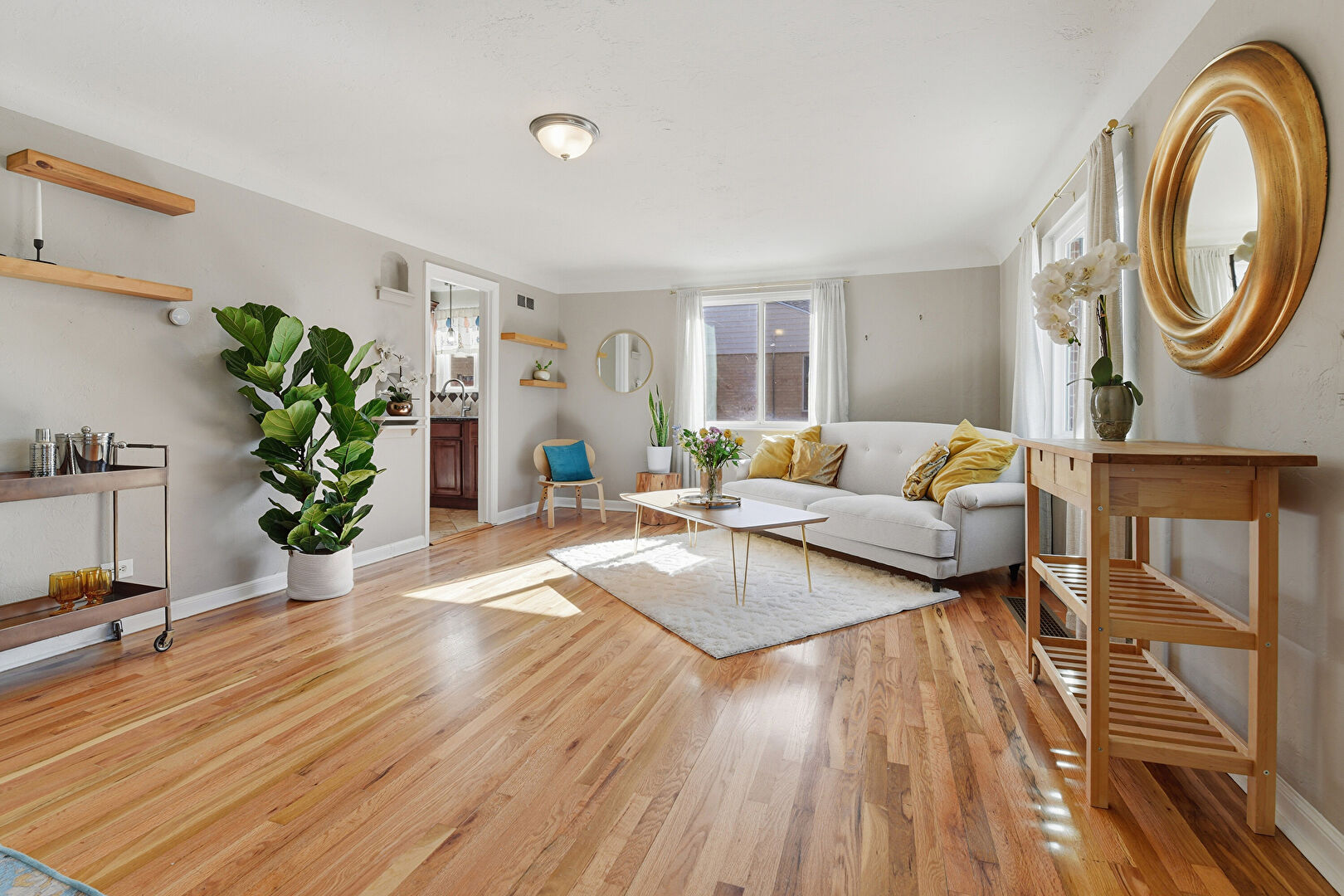 Living Room at 2870 Ivanhoe Street, Denver, CO 80207, listed by Donna Hansen, MLS ID: 1995681