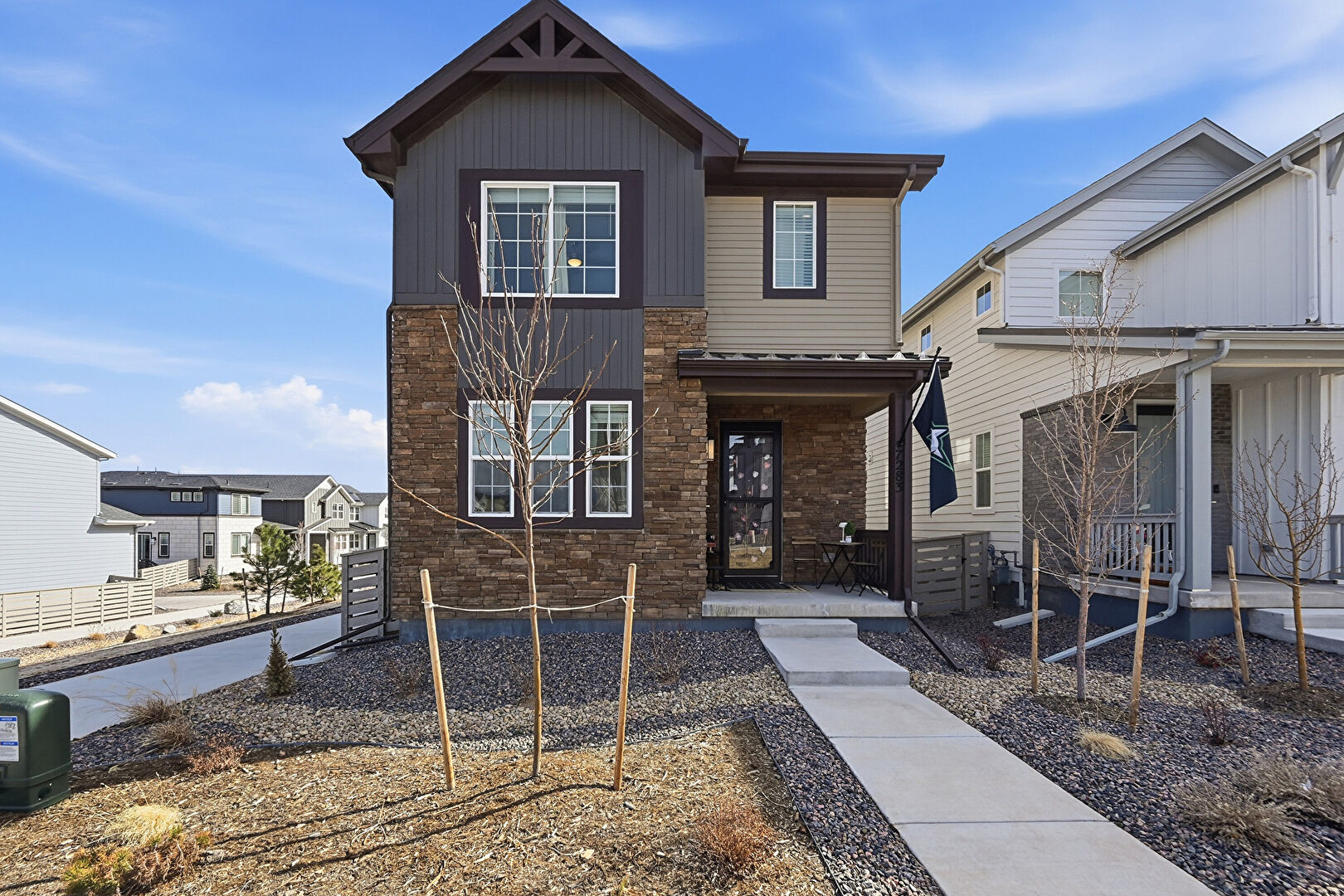 Front at 7283 Goldbloom Lane, Littleton, CO 80125, listed by Jane Pearson
