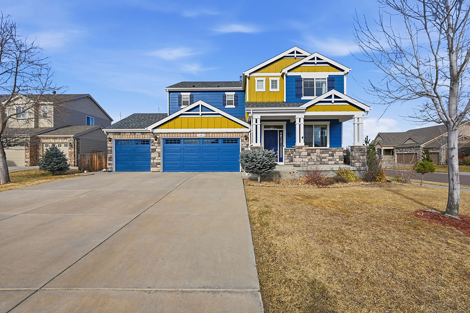 Front at 1001 Sumner Court, Erie, CO 80516, listed by Tina Kulp