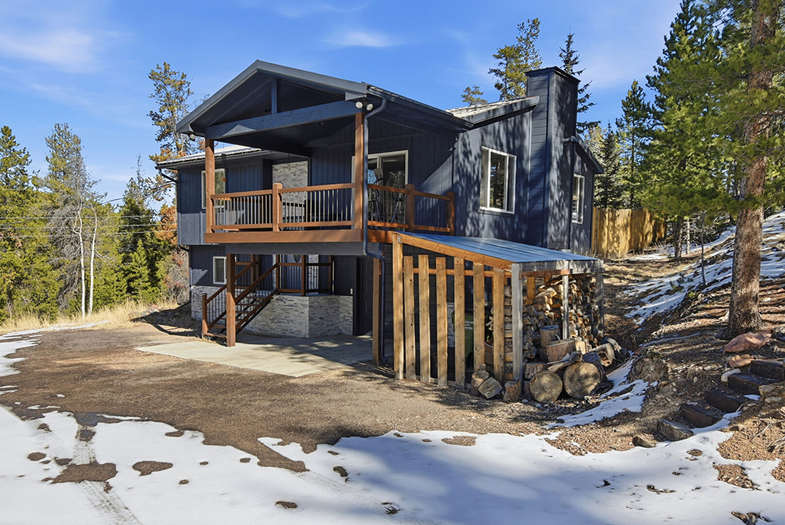 Front at 12229 Circle Drive, Conifer, CO 80433, listed by Leigh Ann Jordan