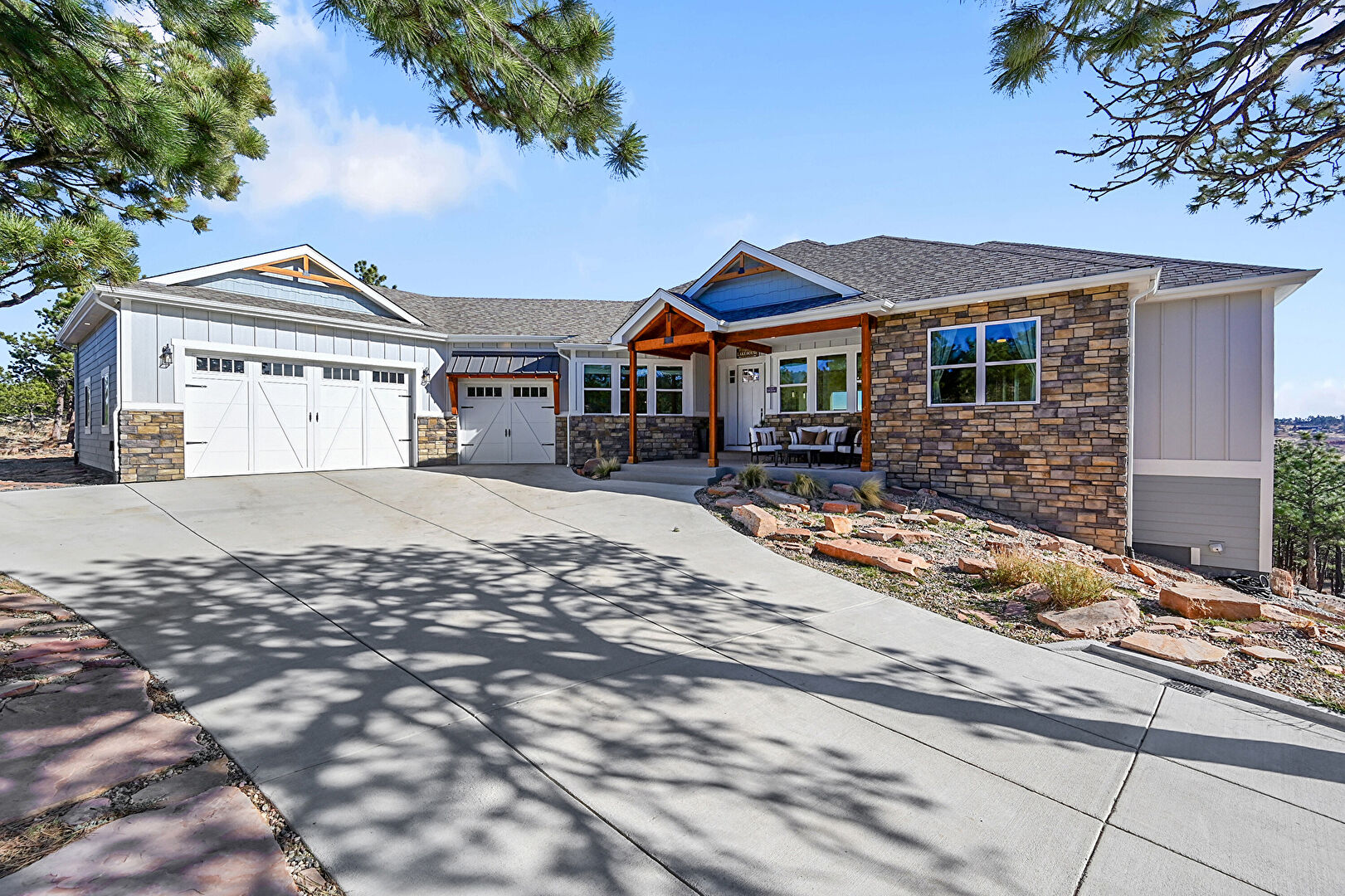 Front at 4163 Rainbow View Lane, Loveland, CO 80537, listed by The Bernardi Group