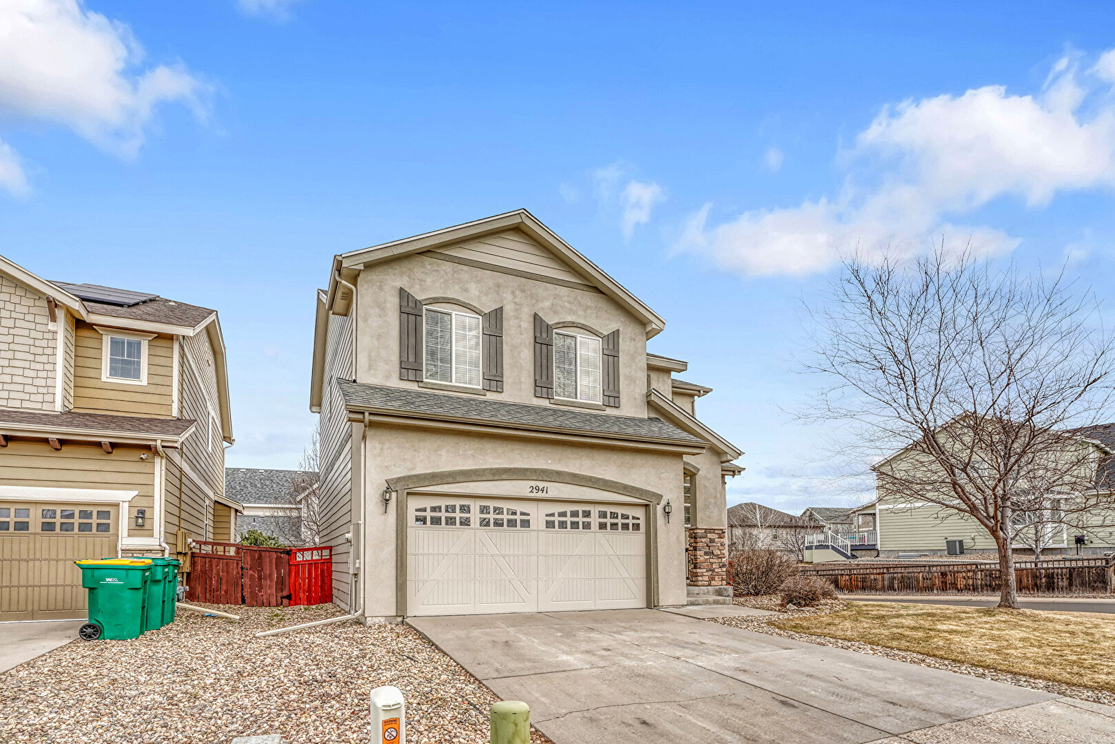 Front at 2941 Night Song Way, Castle Rock, CO 80109, listed by Nathan King
