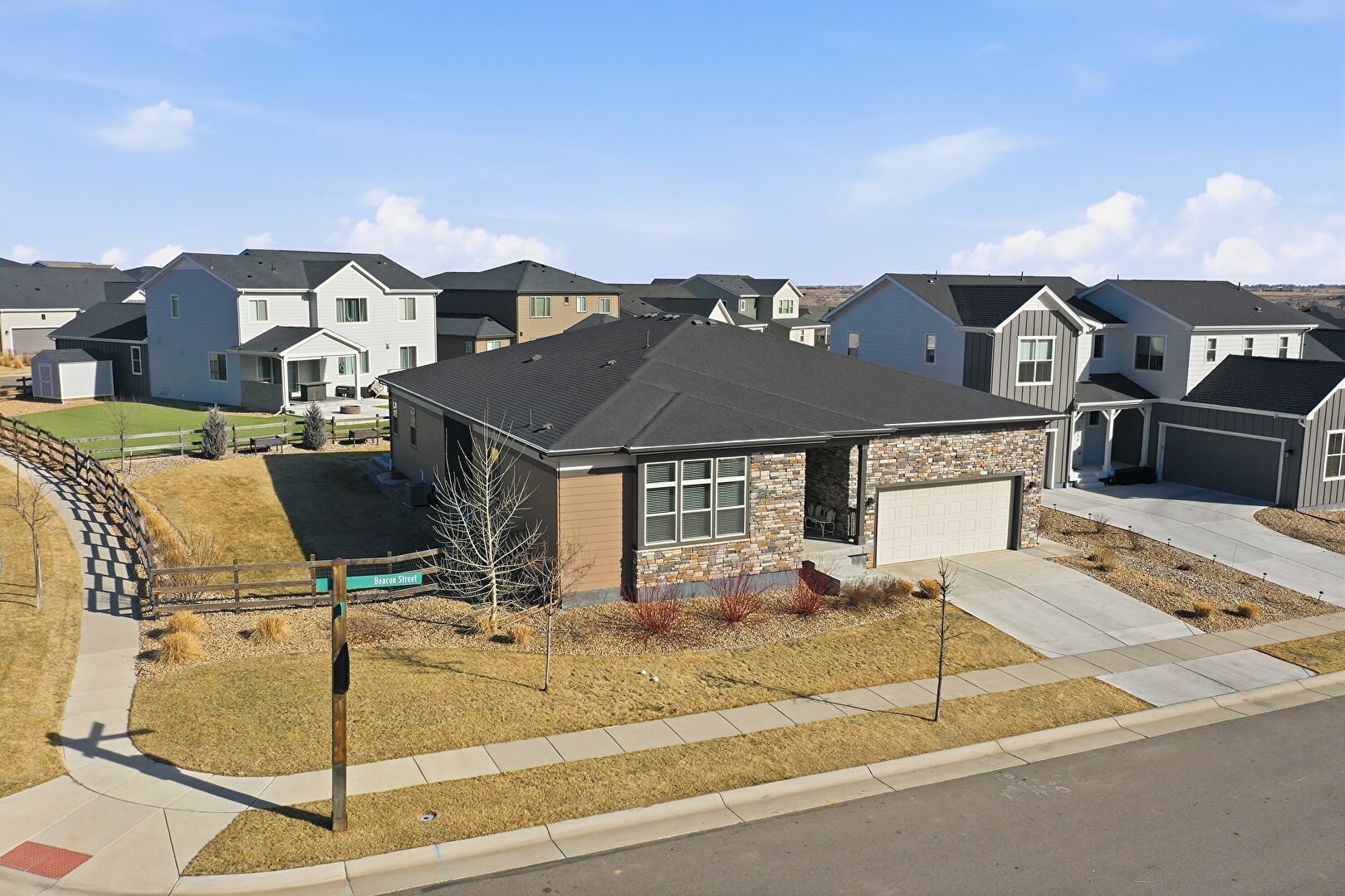 Front at 12568 Beacon Street, Longmont, CO 80504, listed by Dylan Nash