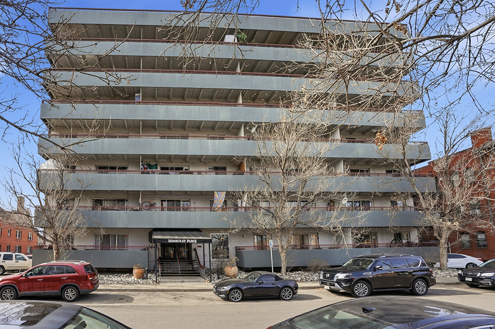 Front at 1441 North Humboldt Street #507, #507, Denver, CO 80218, listed by Taylor Haas