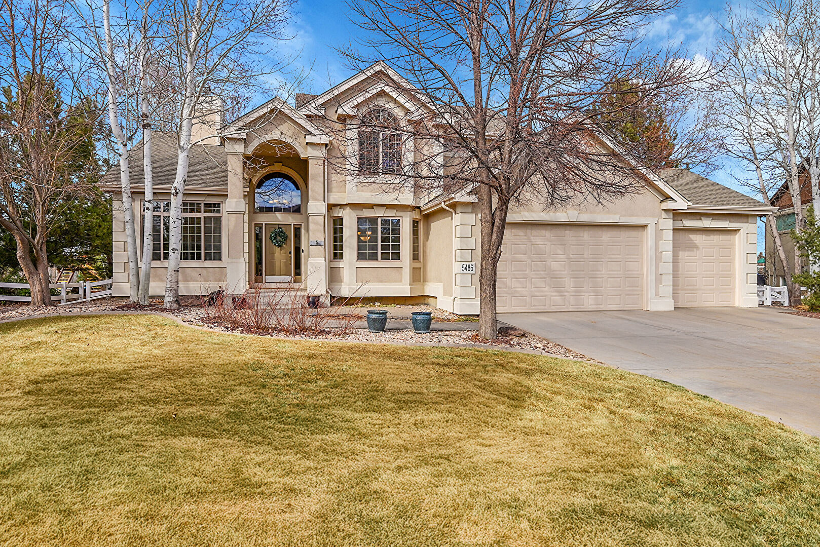 Front at 5486 Trade Wind Drive, Windsor, CO 80528, listed by Rhonda Bliss-Matthews, MLS ID: 9774656