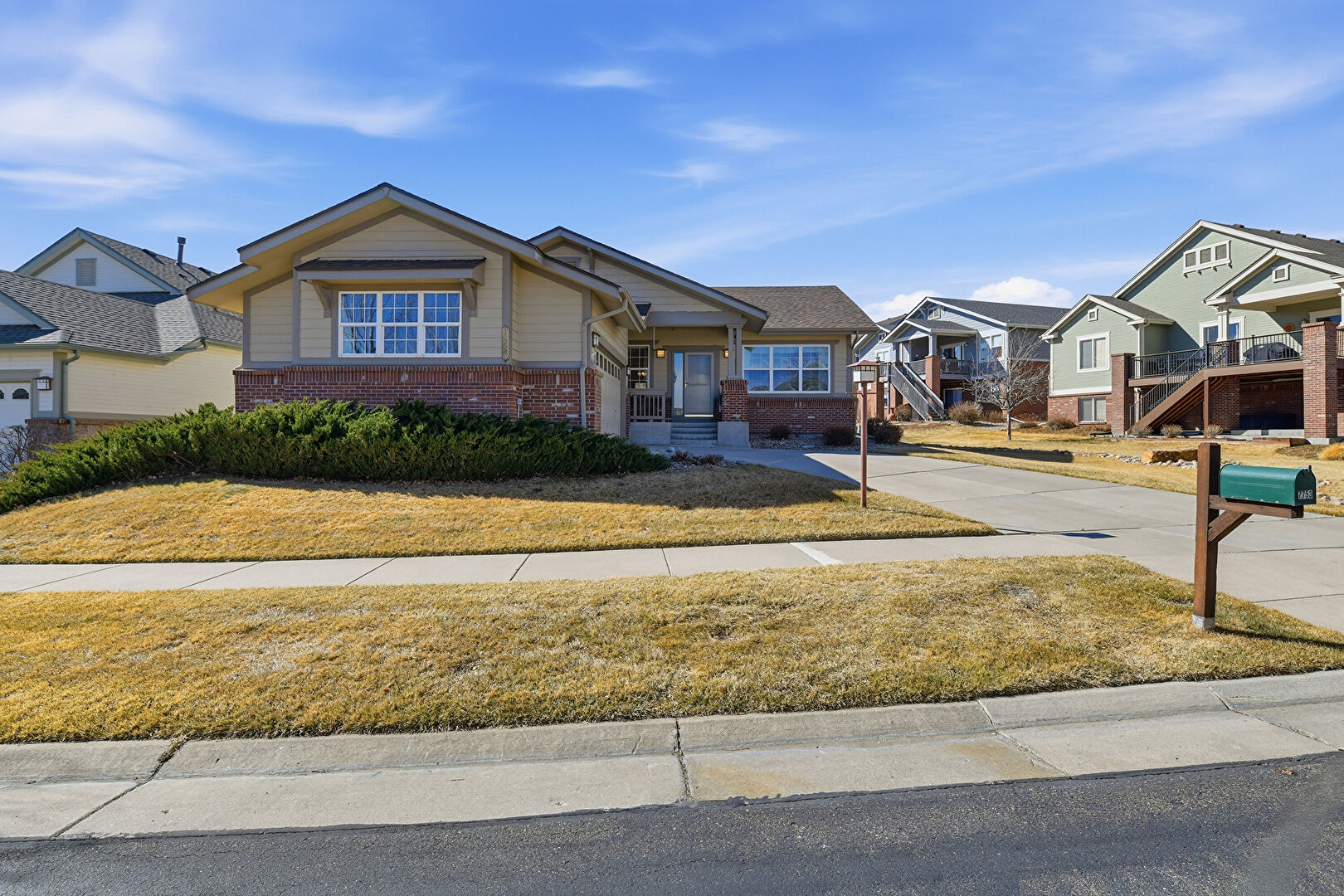 Front at 7753 South Addison Way, Aurora, CO 80016, listed by Beth Gibson