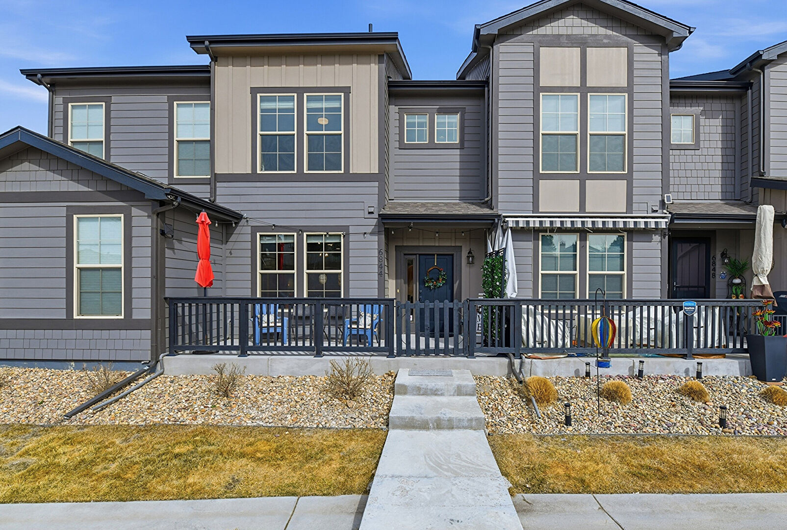 Front at 6844 Bethany Drive, Parker, CO 80138, listed by Cathy Burr