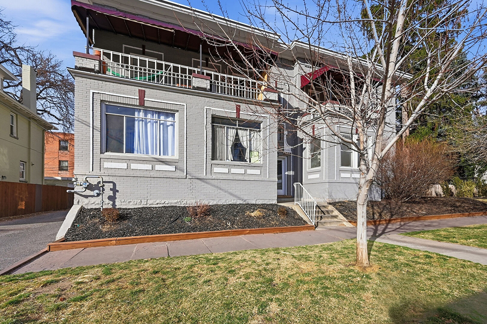 Front at 1321 East 12th Avenue, Denver, CO 80218, listed by Taylor Haas