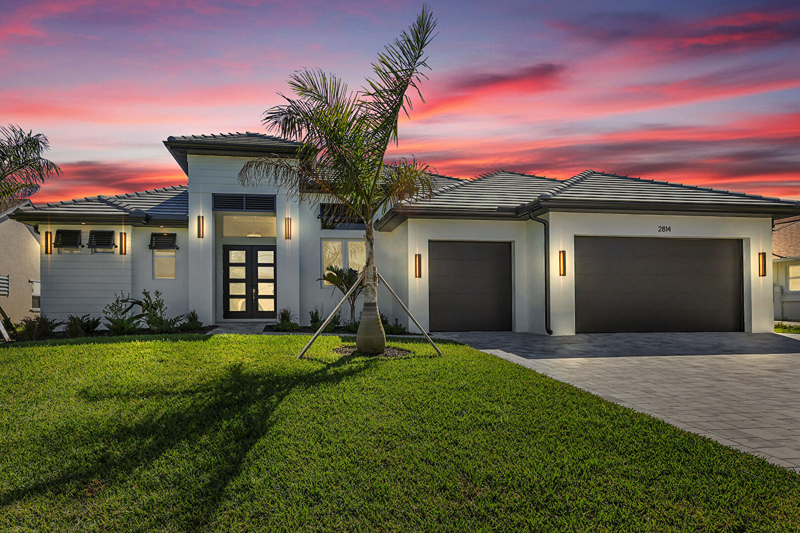 Front at 2814 Southwest 39th Terrace, Cape Coral, FL 33914, listed by Cindy Ann Bourdeau
