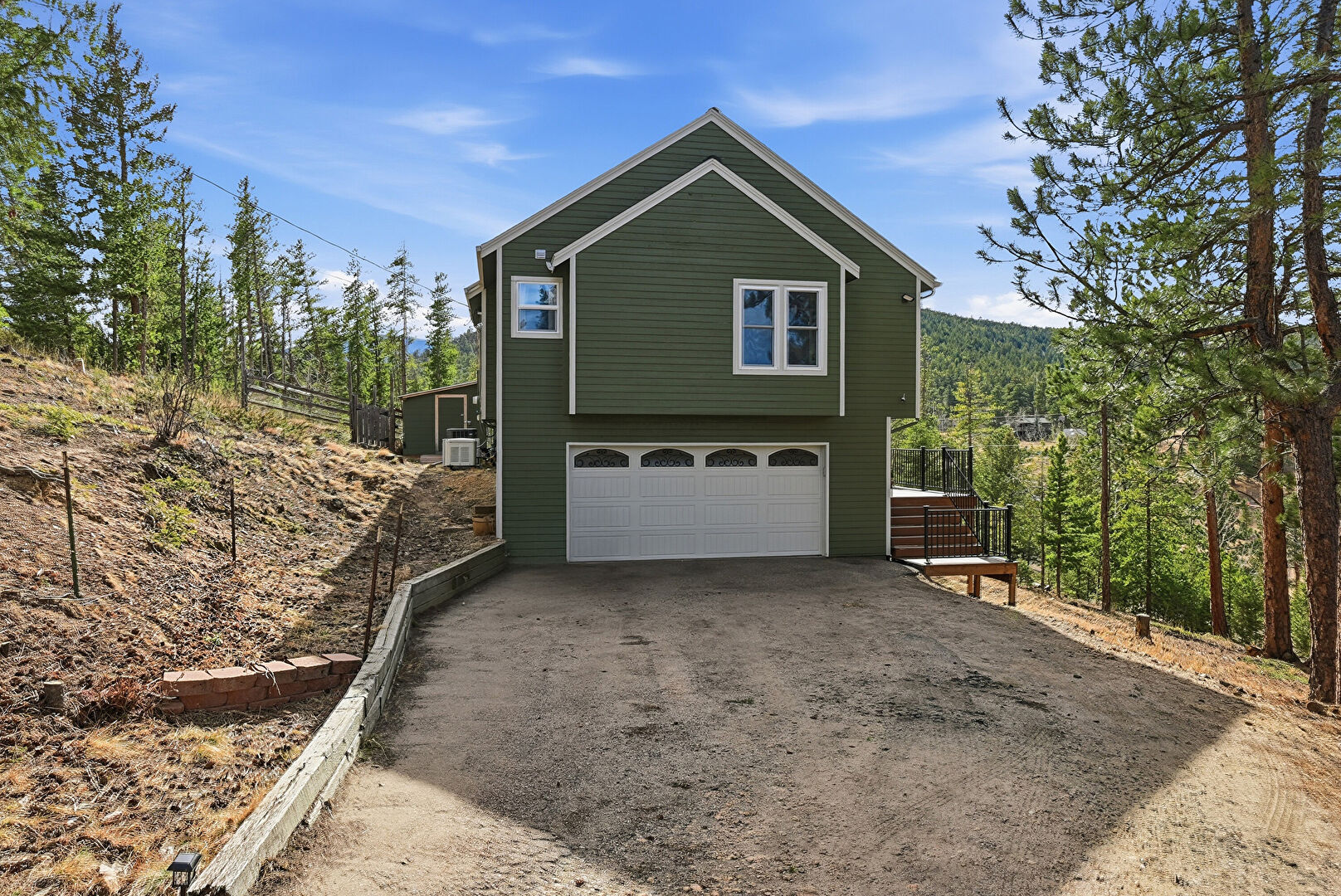 Property Exterior at 30880 Manitoba Drive, Evergreen, CO 80439, listed by Pandora & John Erlandson, MLS ID: 4064083