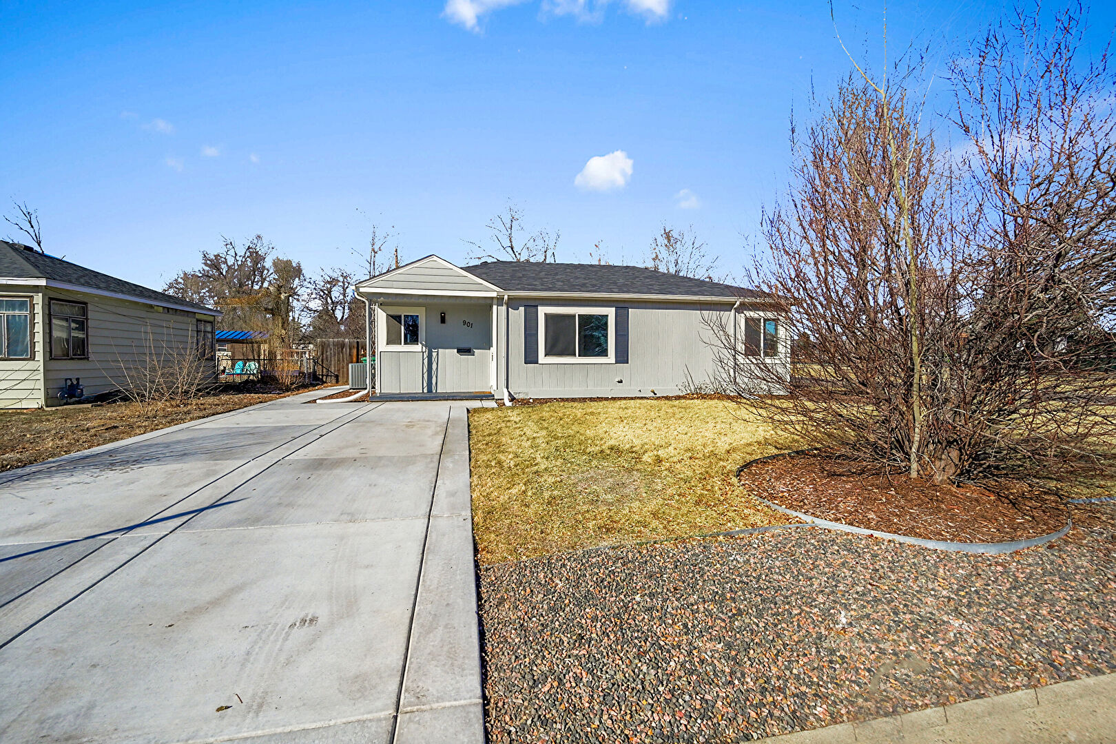 Front at 901 South Alcott Street, Denver, CO 80219, listed by Taylor Haas