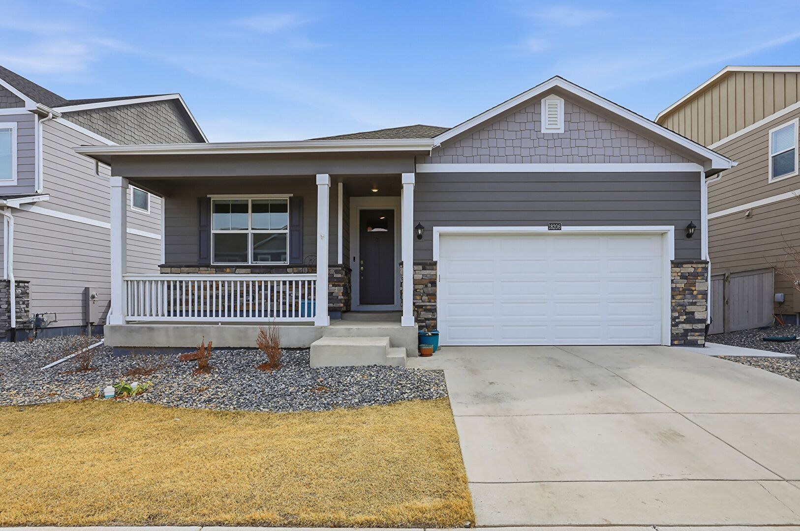 Front at 18206 Prince Hill Circle, Parker, CO 80134, listed by Lauren Wilson