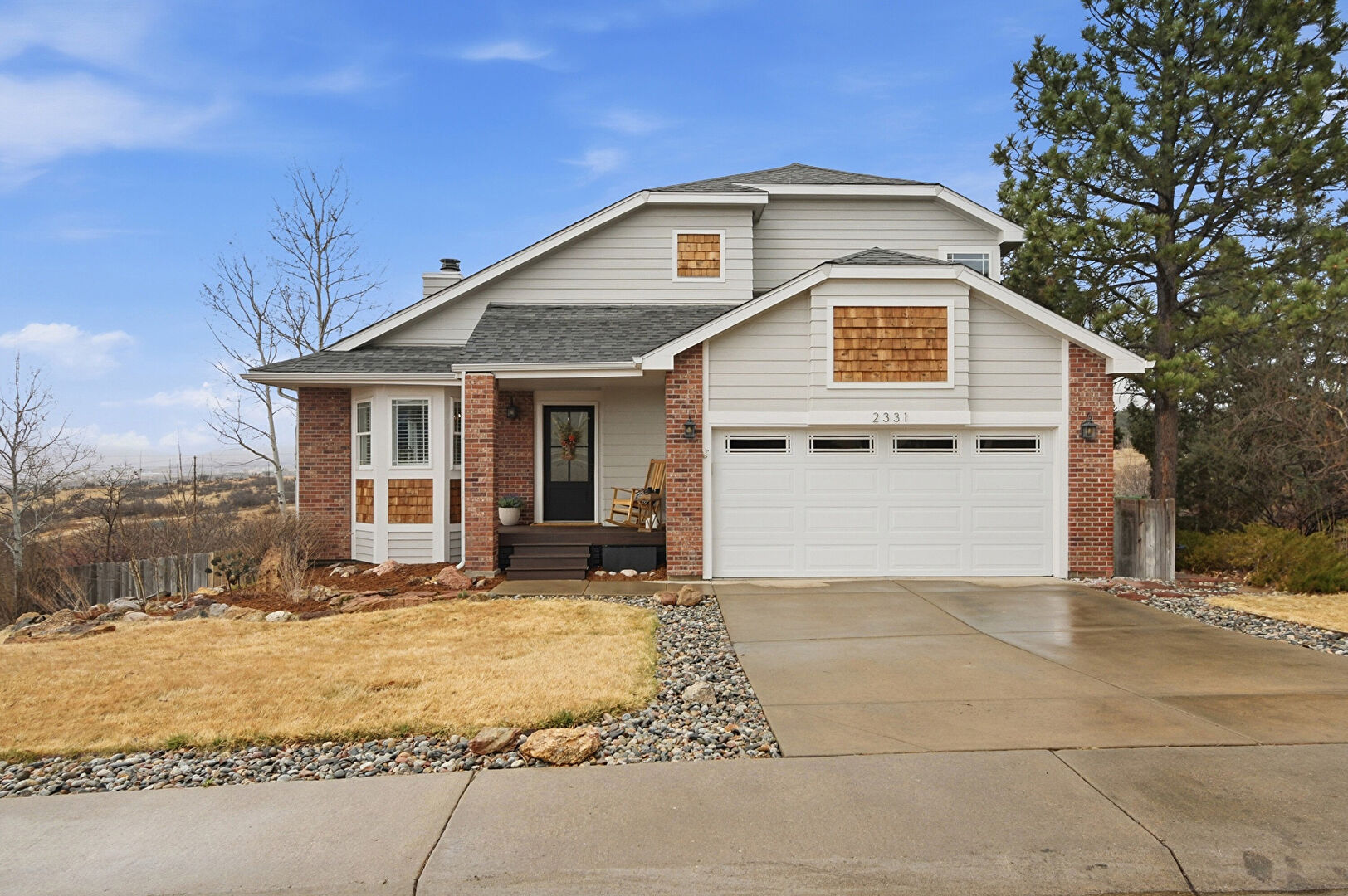 Front at 2331 Meadows Lane, Castle Rock, CO 80104, listed by Kristina Davis