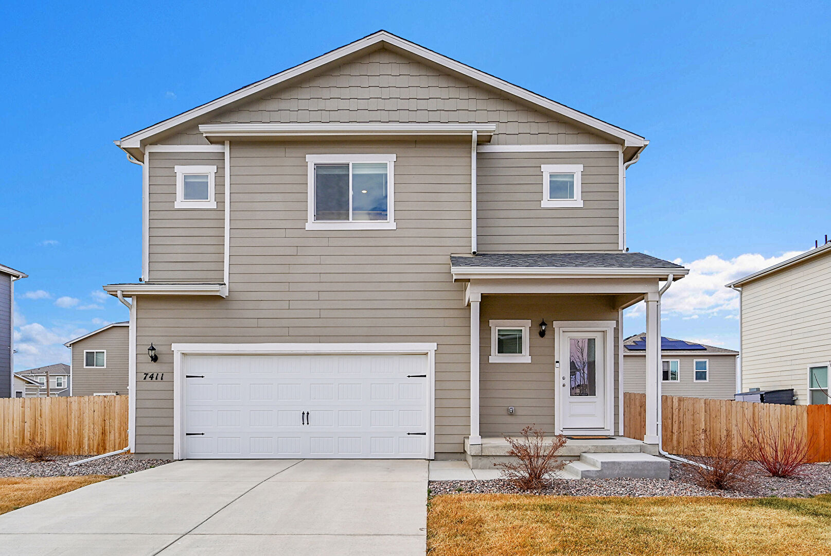 Front at 7411 East Big Thompson Circle, Frederick, CO 80530, listed by John Park