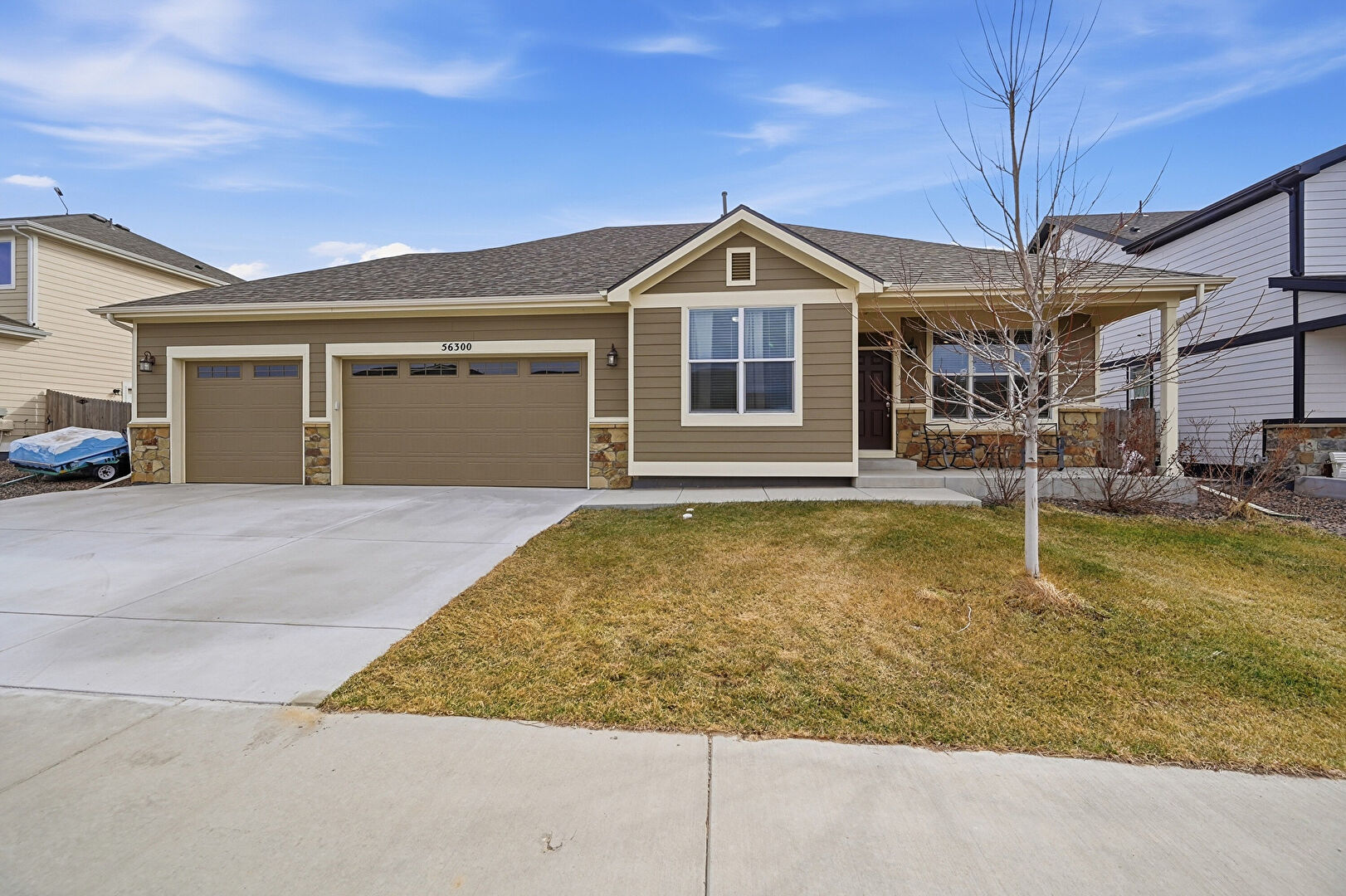Front at 56300 East 25th Avenue, Strasburg, CO 80136, listed by Eric Hart, MLS ID: 1939772