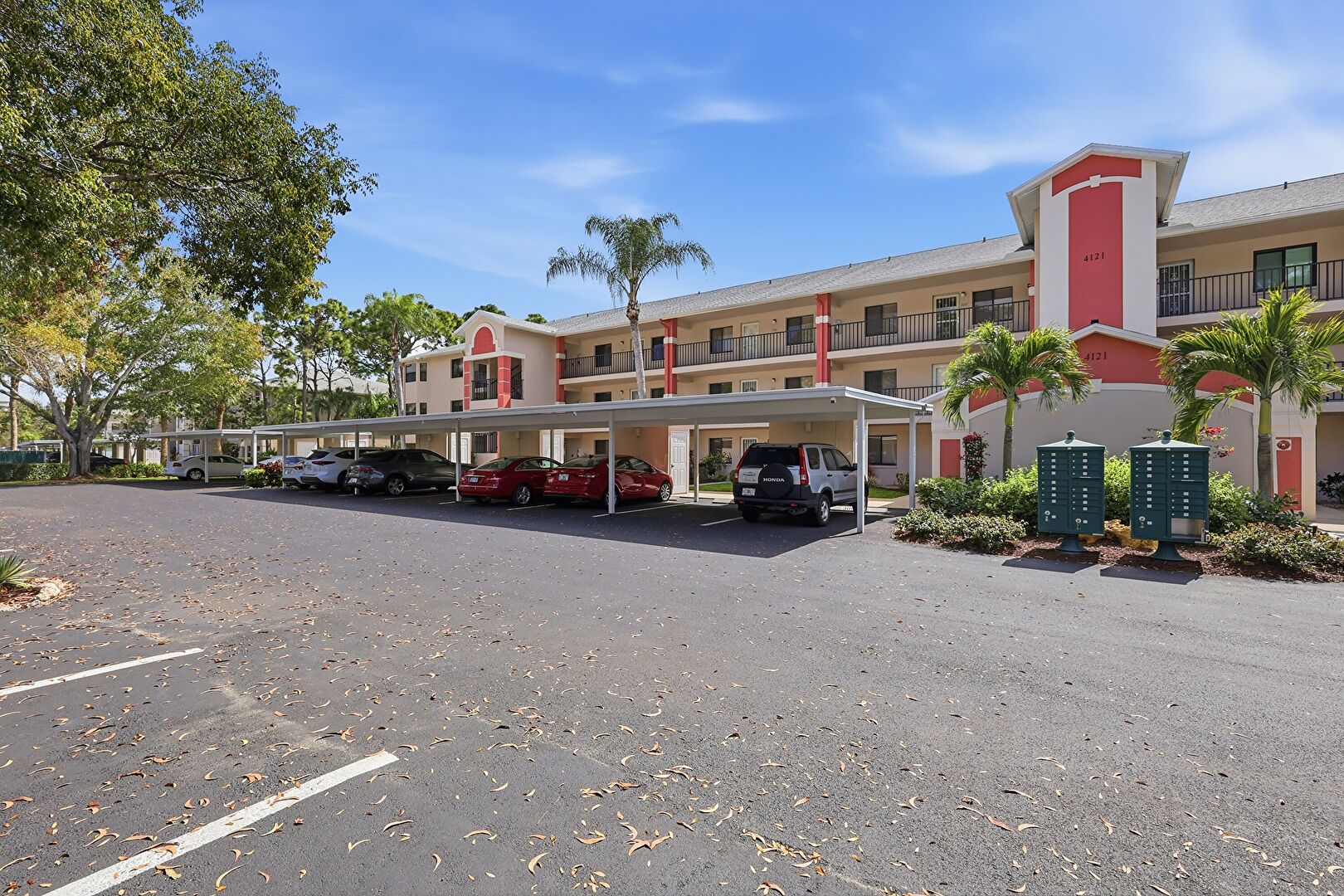 Front of Structure at 4121 Lorene Drive, 103, Estero, FL 33928, listed by Allan Hase