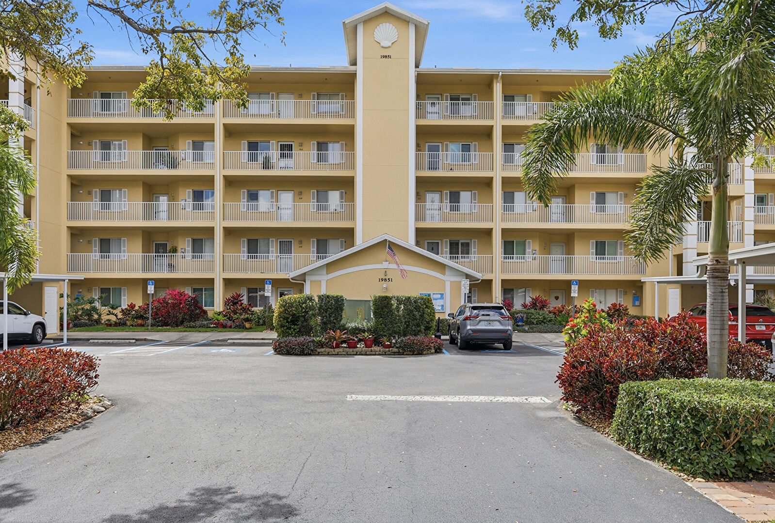 Front of Structure at 19851 Breckenridge Drive, 102, Estero, FL 33928, listed by Allan Hase, MLS ID: 226010198