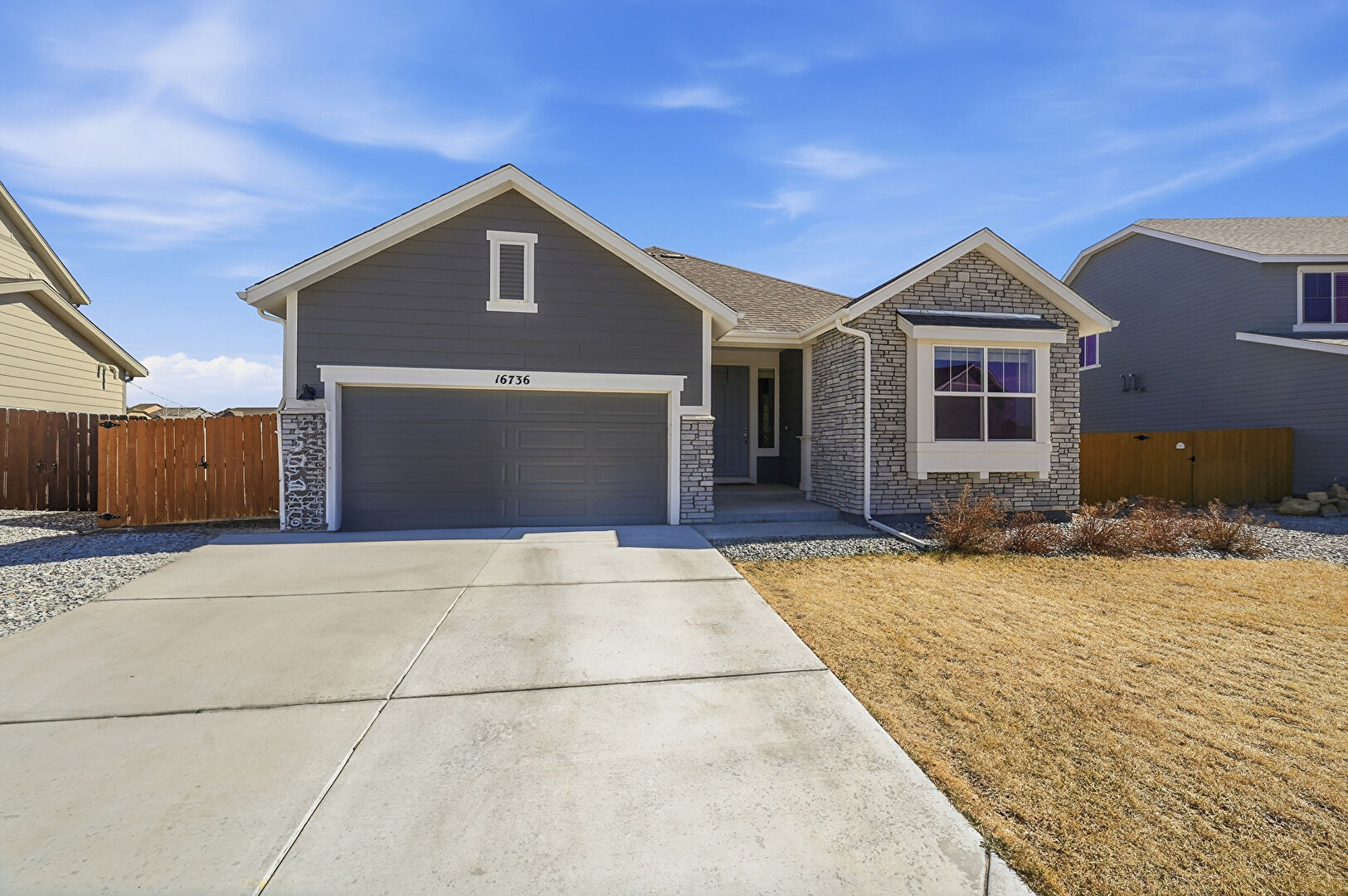 Front at 16736 Chilton Drive, Mead, CO 80542, listed by Jo Klimecki