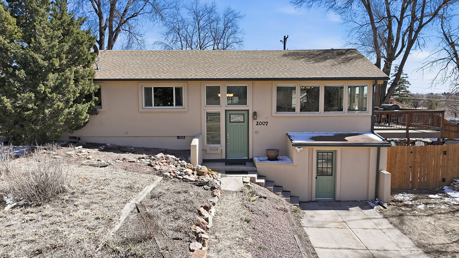 Aerial View at 2007 Oriole Avenue, Colorado Springs, CO 80909, listed by Tanya Walter