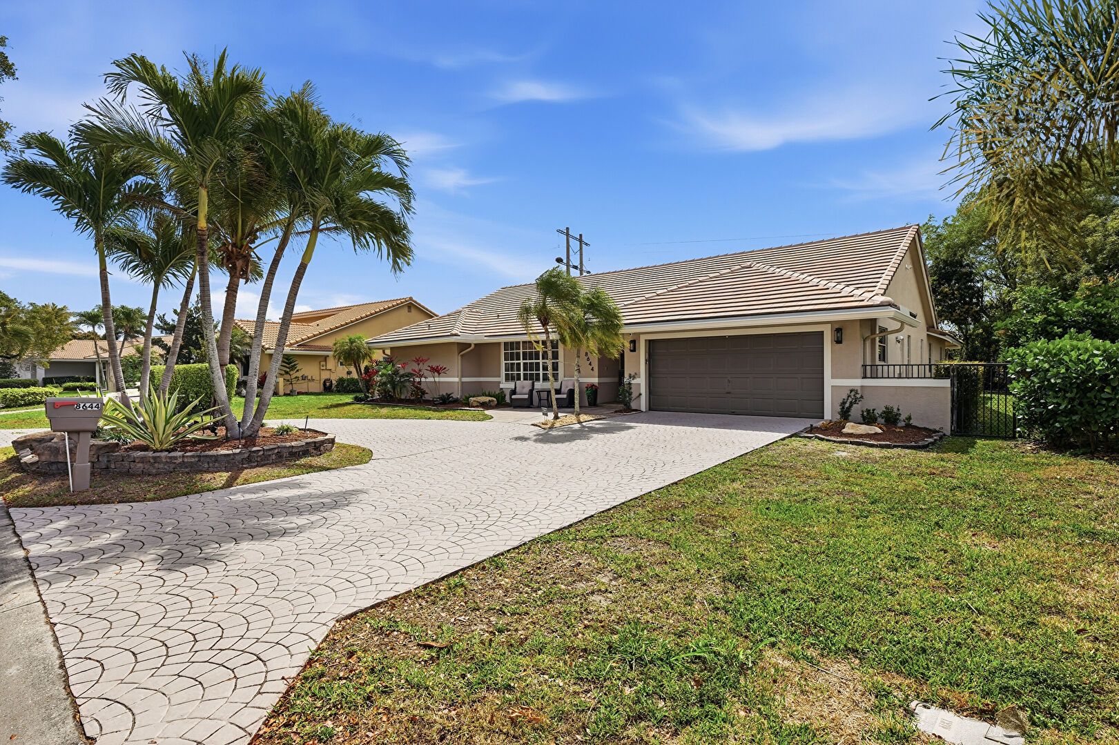 Front at 8644 Northwest 47th Drive, Coral Springs, FL 33067, listed by Timothy Byrne