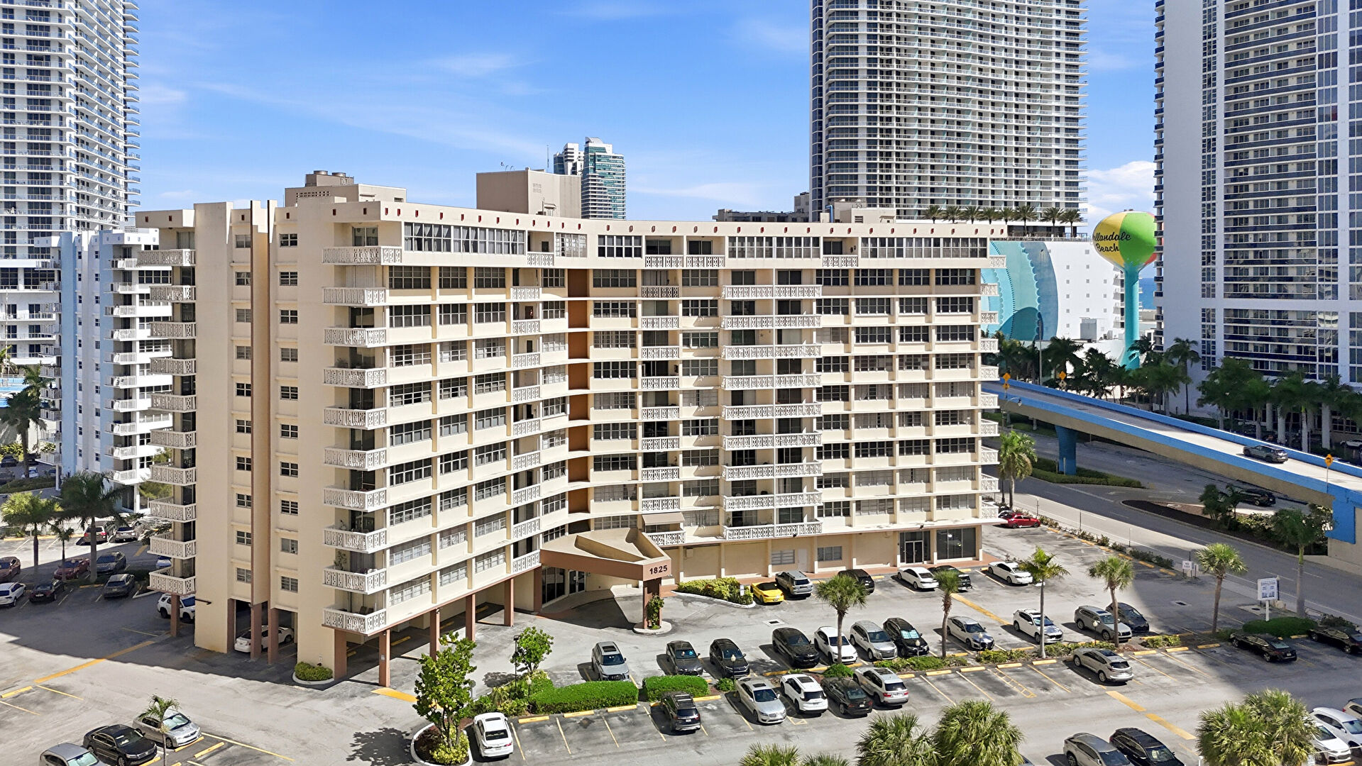 Front at 1825 South Ocean Drive, Unit 811, Hallandale Beach, FL 33009, listed by Larisa Stolyarov