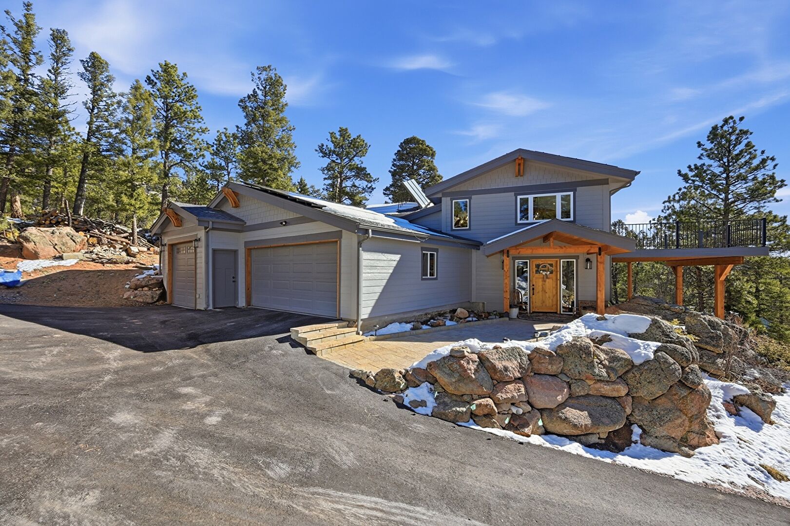 Front at 30855 Walter Drive, Conifer, CO 80433, listed by Leigh Ann Jordan