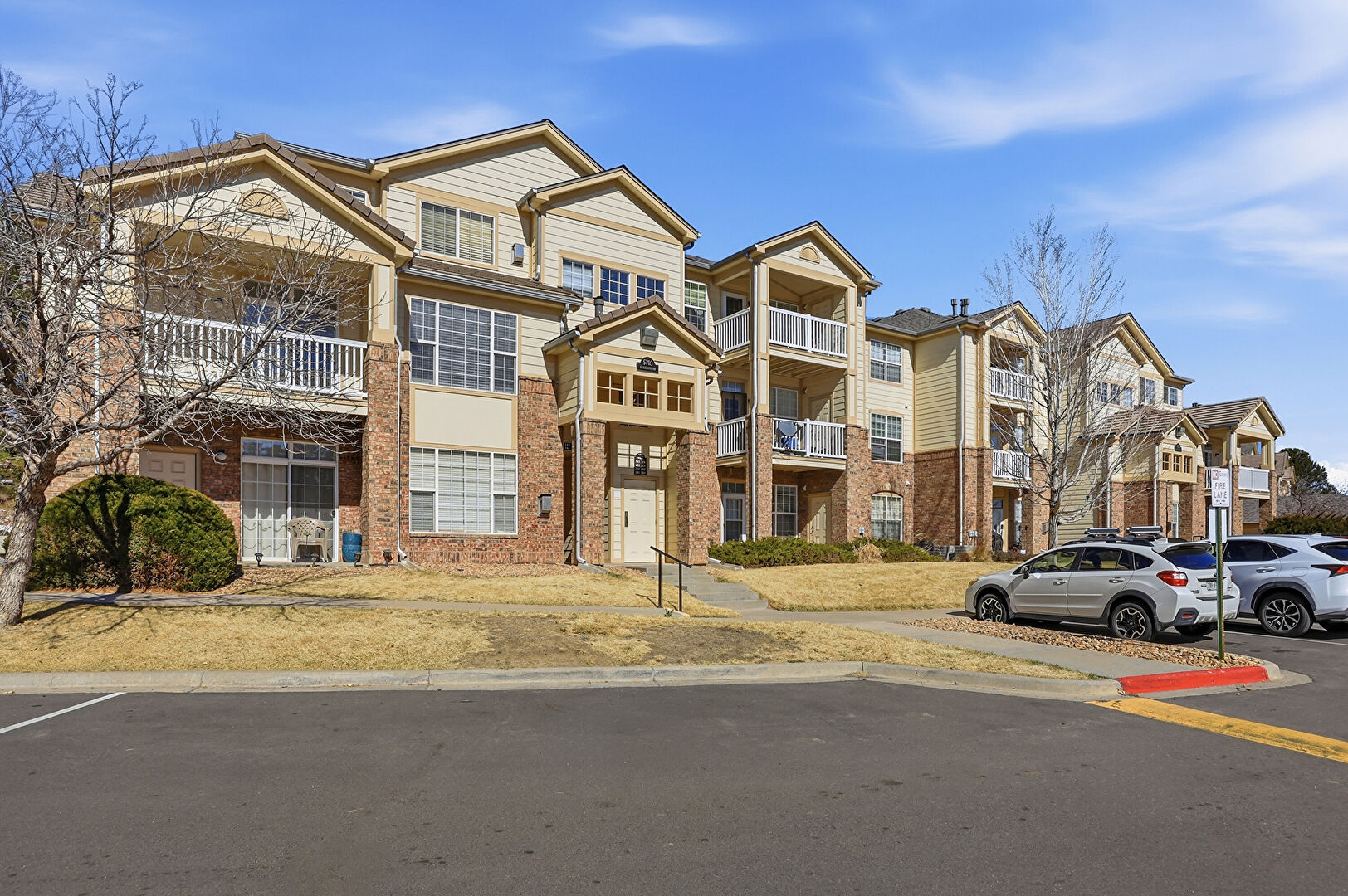 Front at 5703 North Gibralter Way, 103, Aurora, CO 80019, listed by Luz Daniels