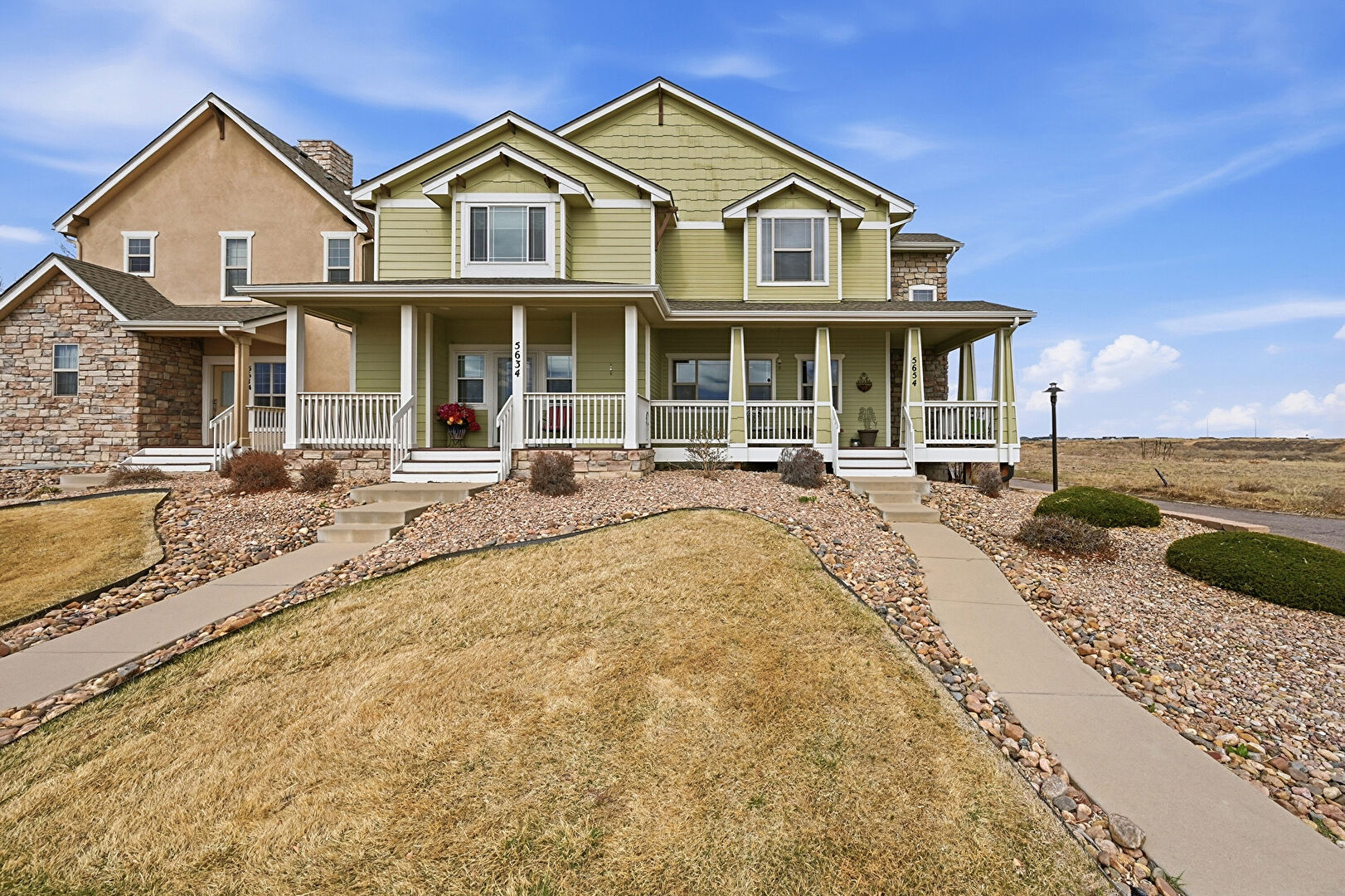 Front at 5654 Bergamont Drive, Brighton, CO 80601, listed by Linda Jones