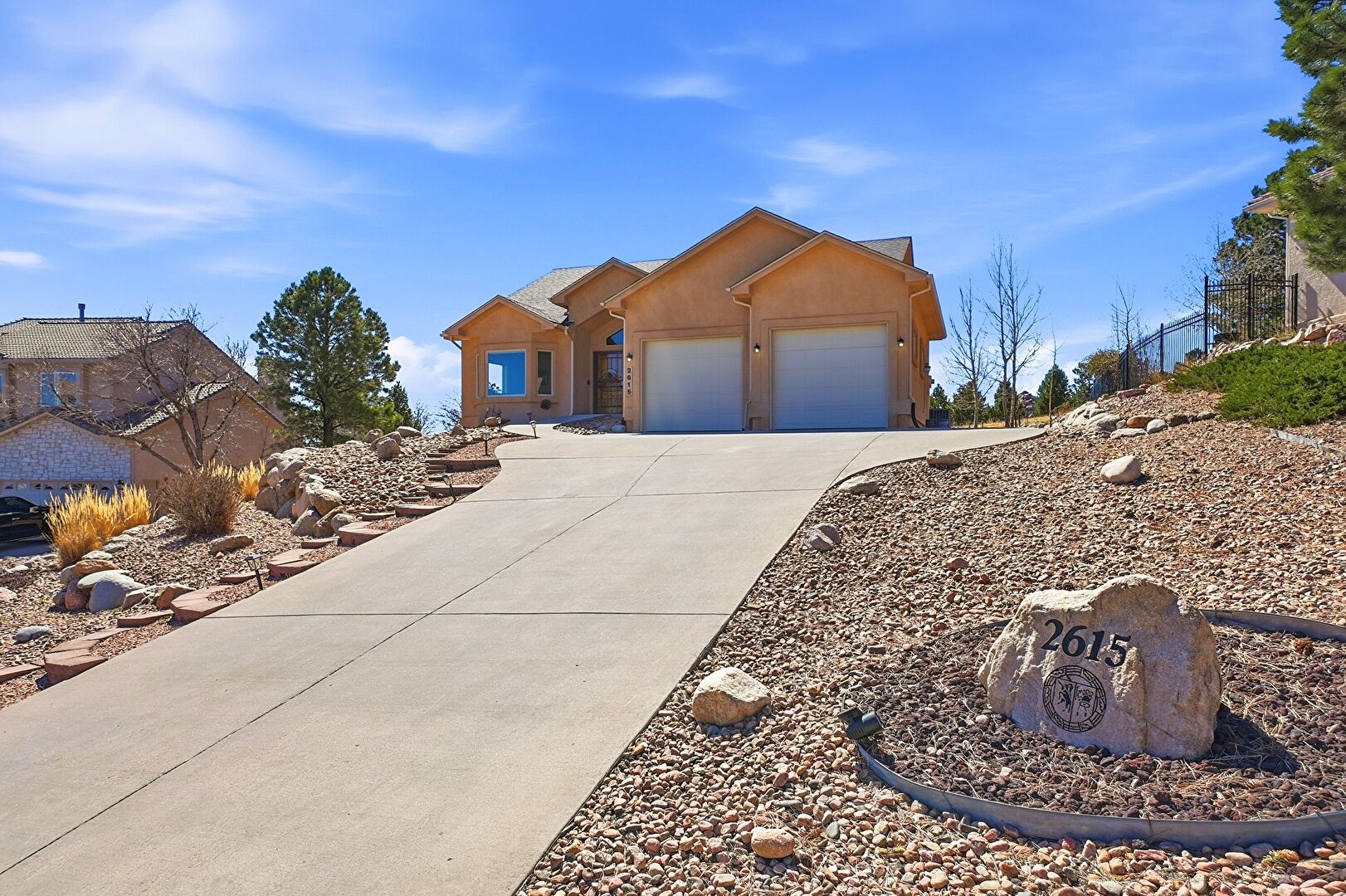 Front at 2615 Tamora Way, Colorado Springs, CO 80919, listed by Michael Rush